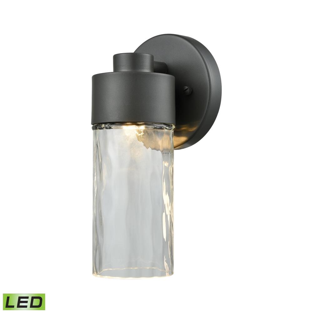 Westmore Lighting ODLED02524 Alia 5-in W 1-Light Matte Black Transitional Wall Sconce