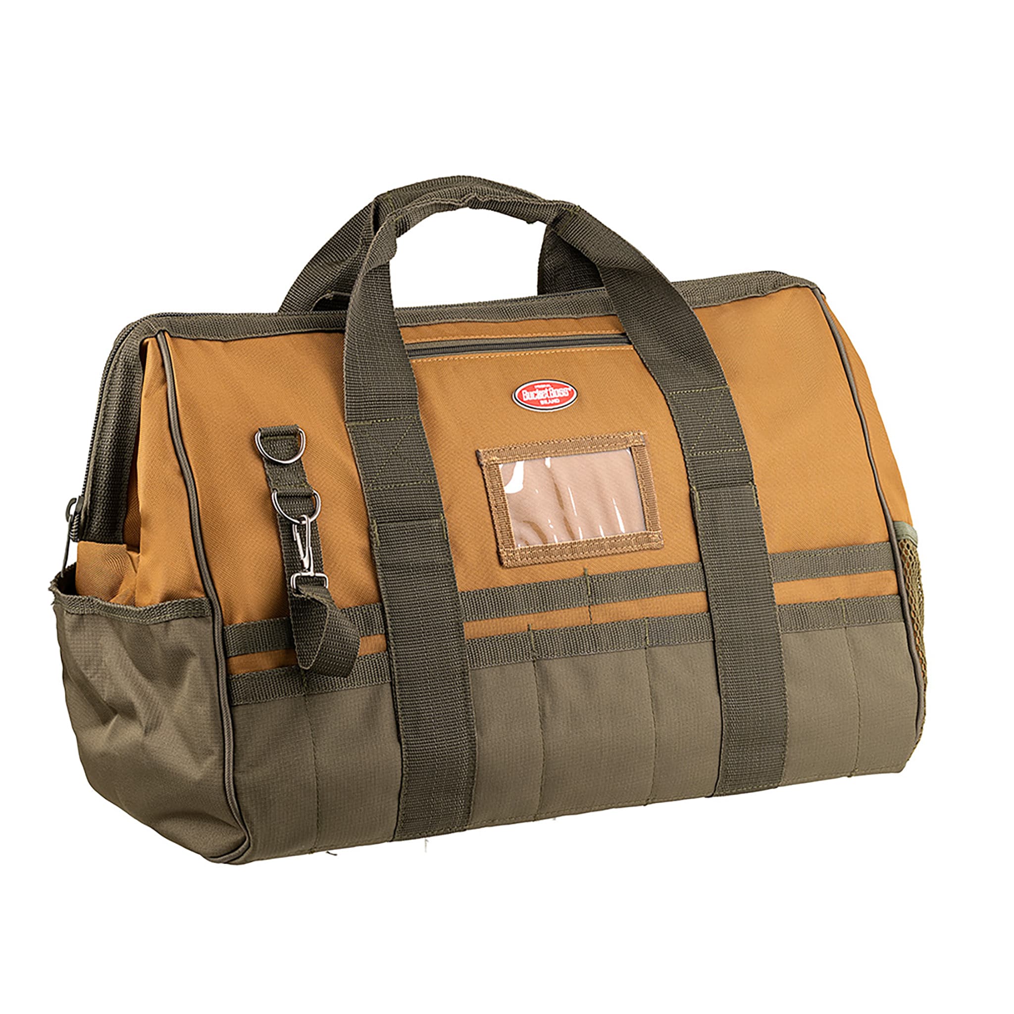 Bucket Boss GATEMOUTH 20 Brown Polyester 20-in Zippered Tool Bag in the ...