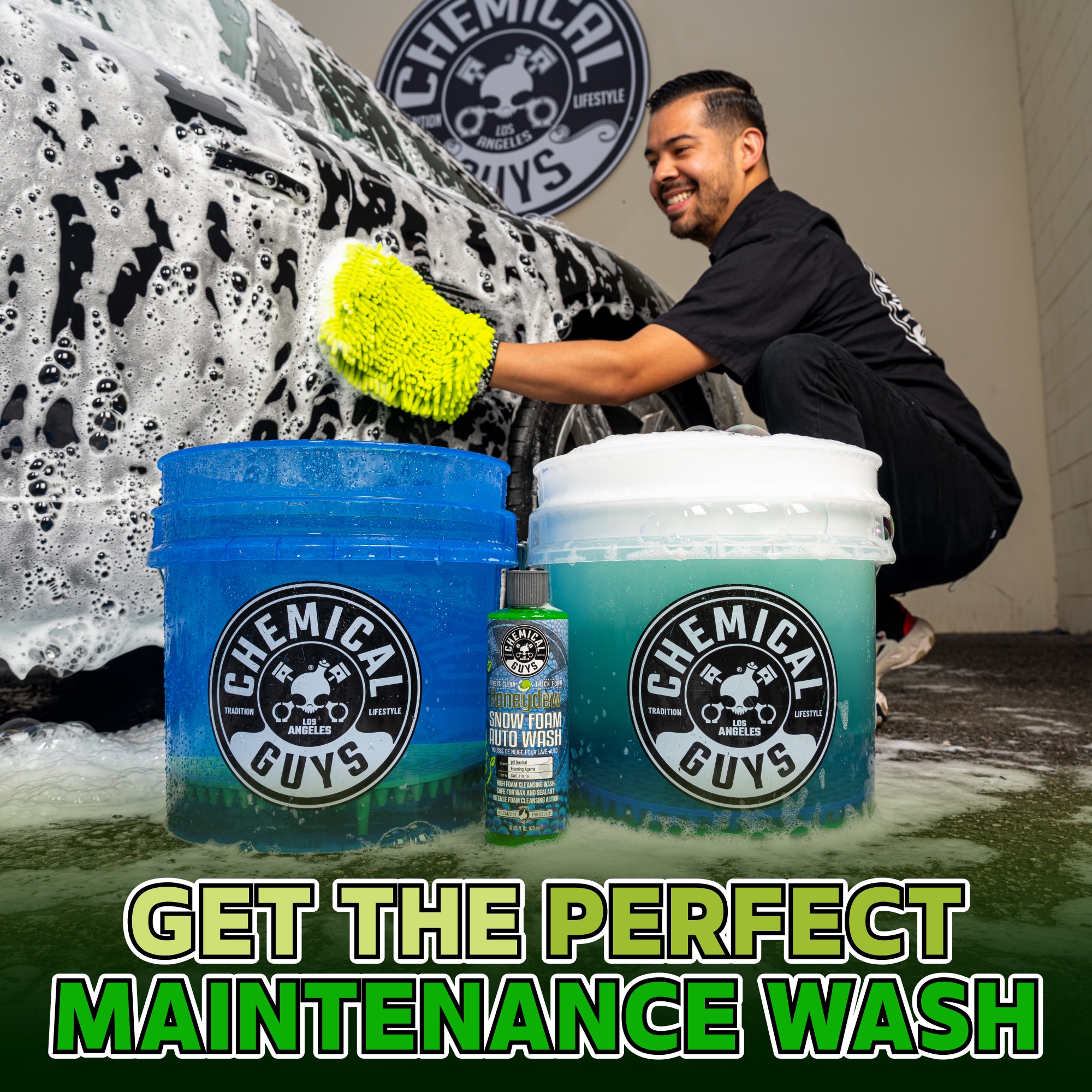 Chemical Guys Professional Wash & Shine Car Cleaning Kit (7 Essential  Products) 