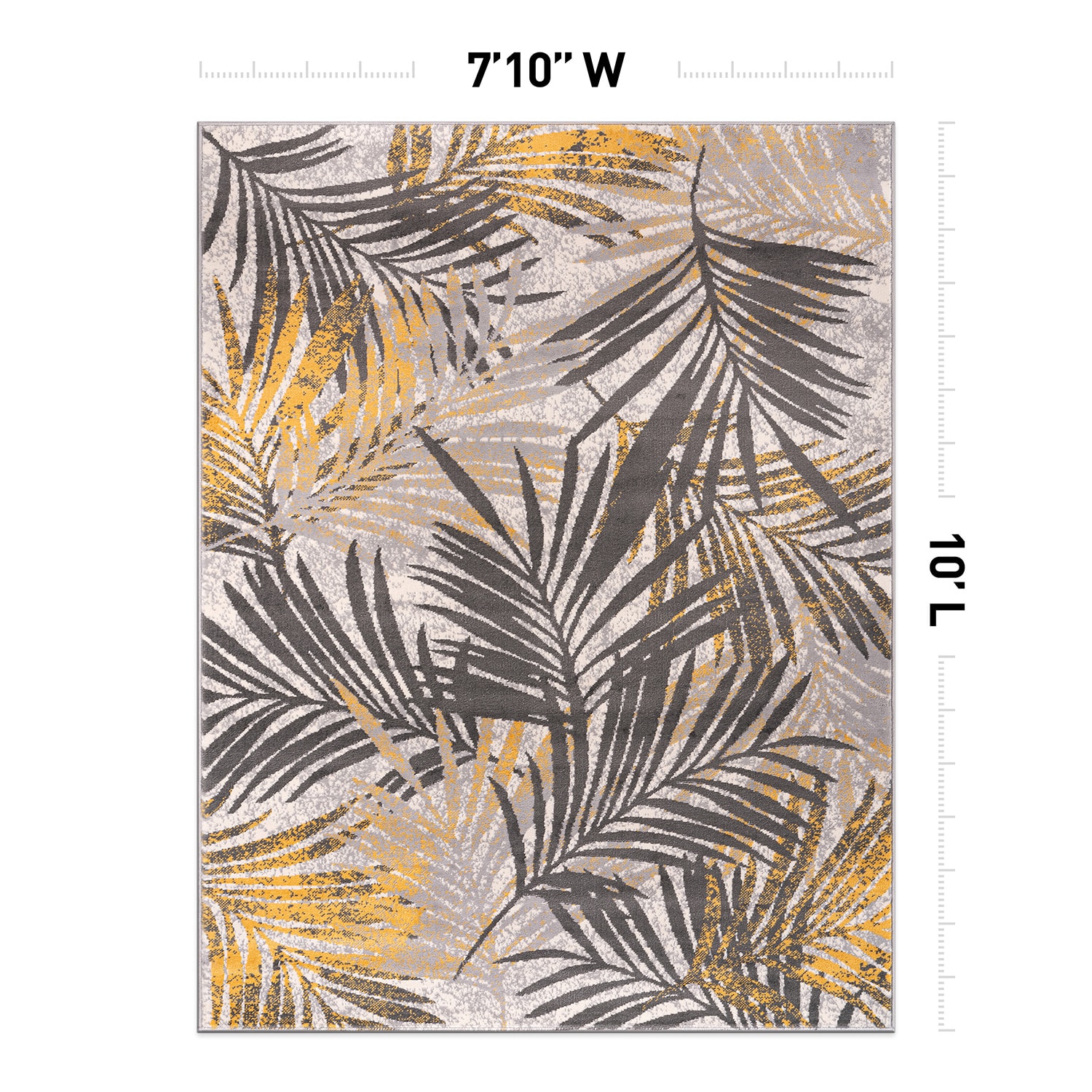 World Rug Gallery 4052YELLOW8X10 rugs - View #2
