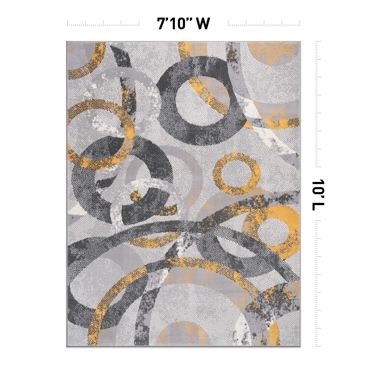 World Rug Gallery 2087YELLOW8X10 rugs - View #2