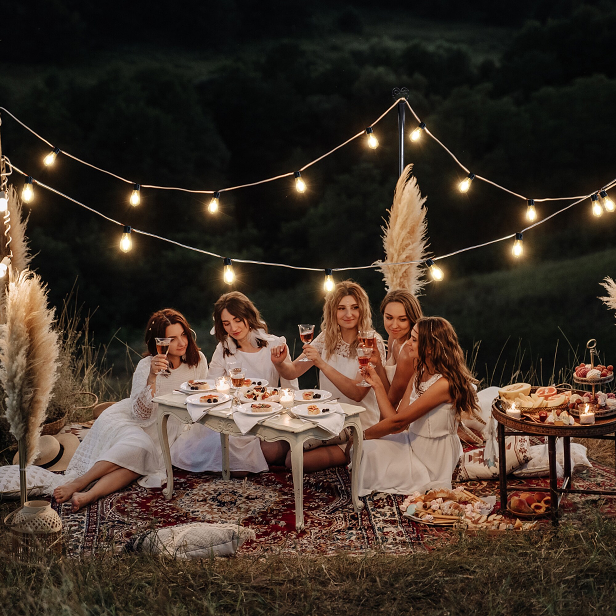 Kahomvis MIX-QPMS-208 Patio-String-Lights - View #2