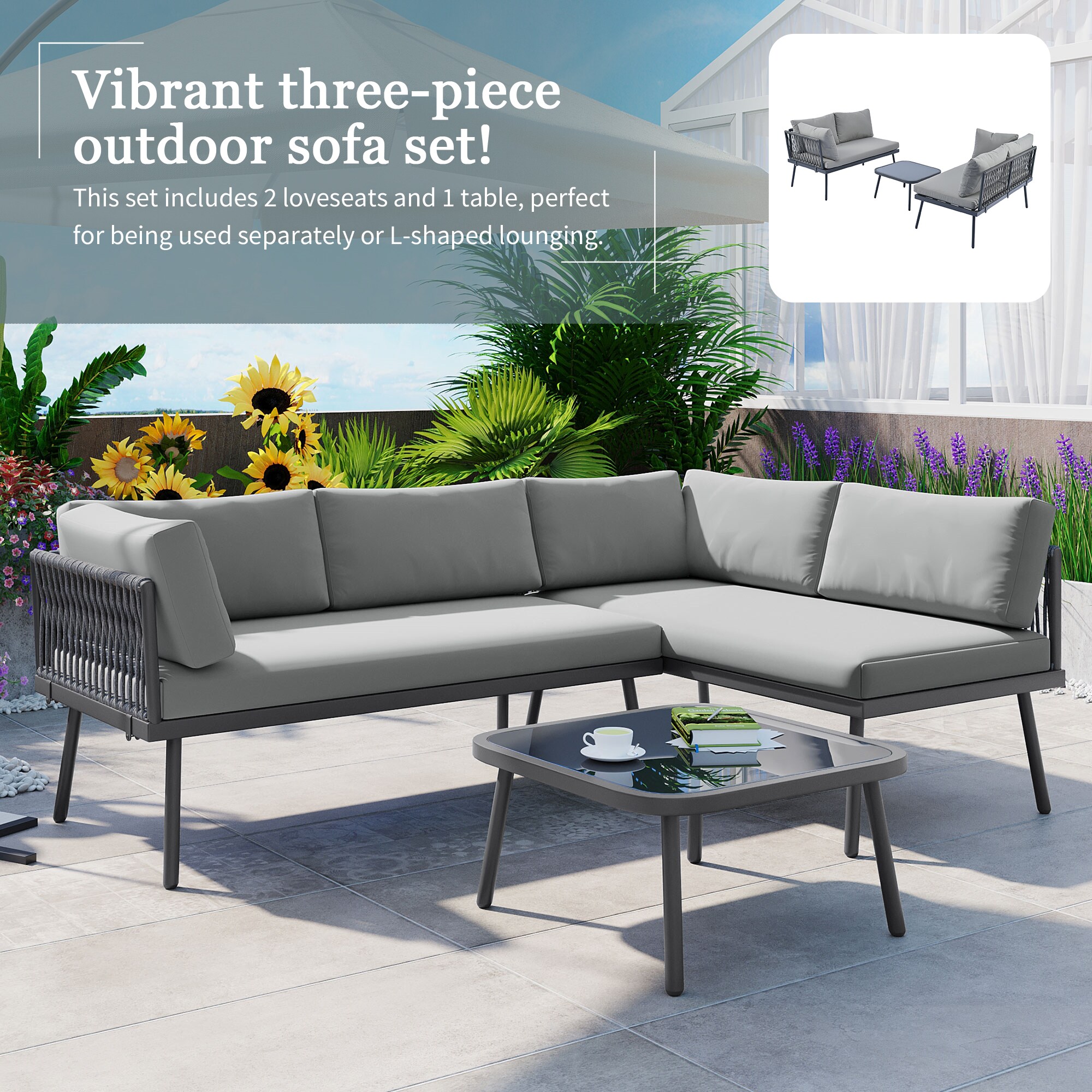 ES-DIY DIPF0048 Patio-Conversation-Sets - View #3