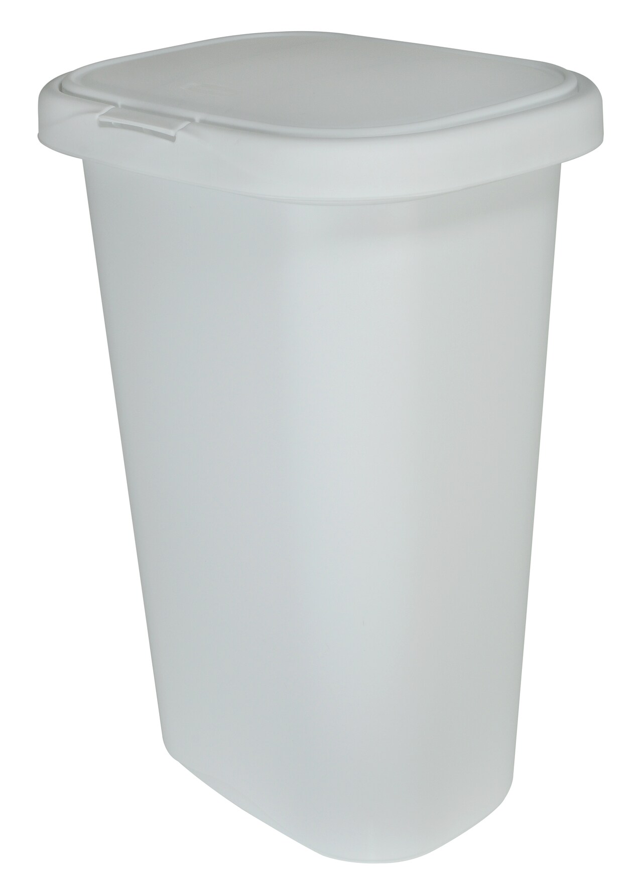 Rubbermaid 13 gal. White Spring-Top Wastebasket