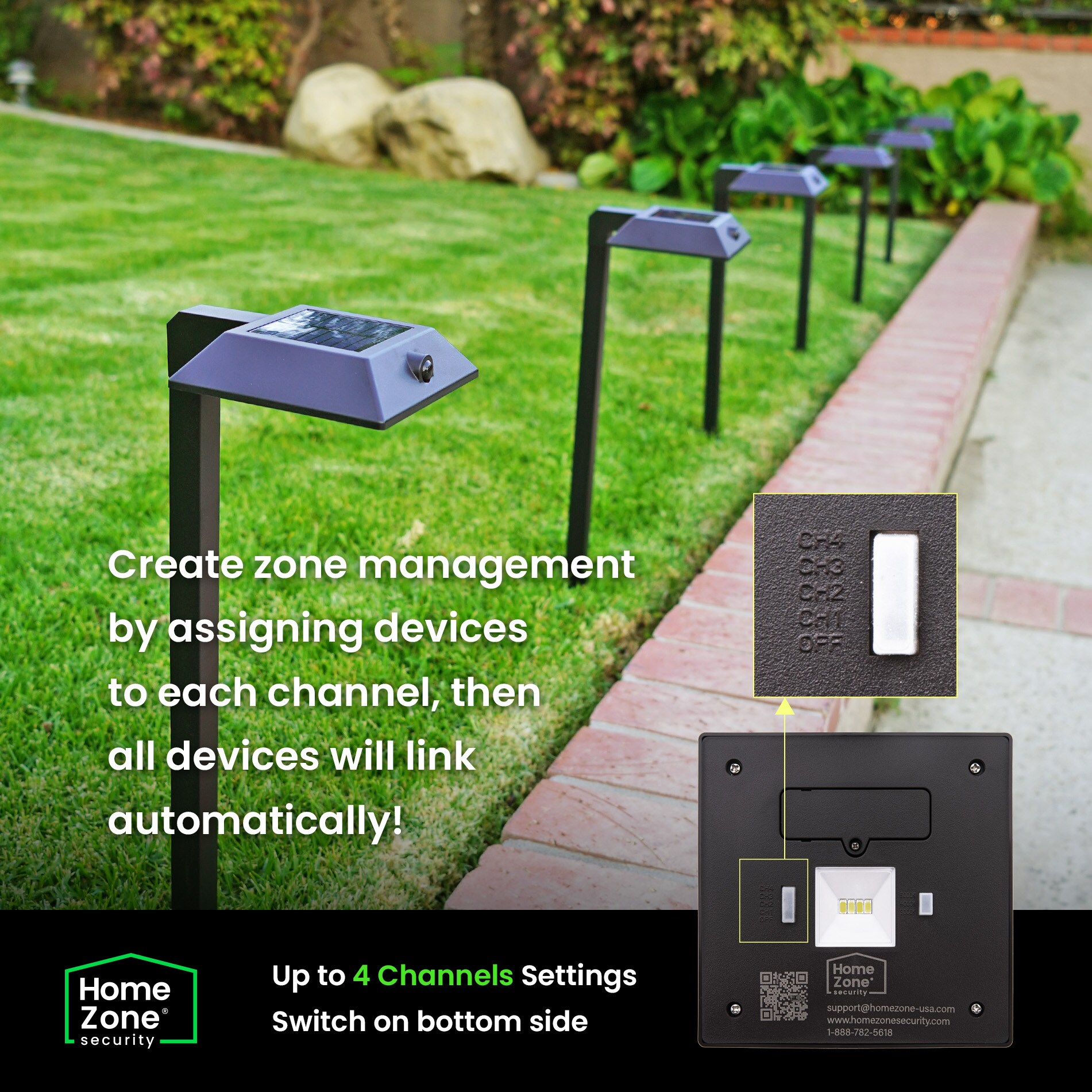 Home Zone Security ELI1577G Path-Lights - View #5