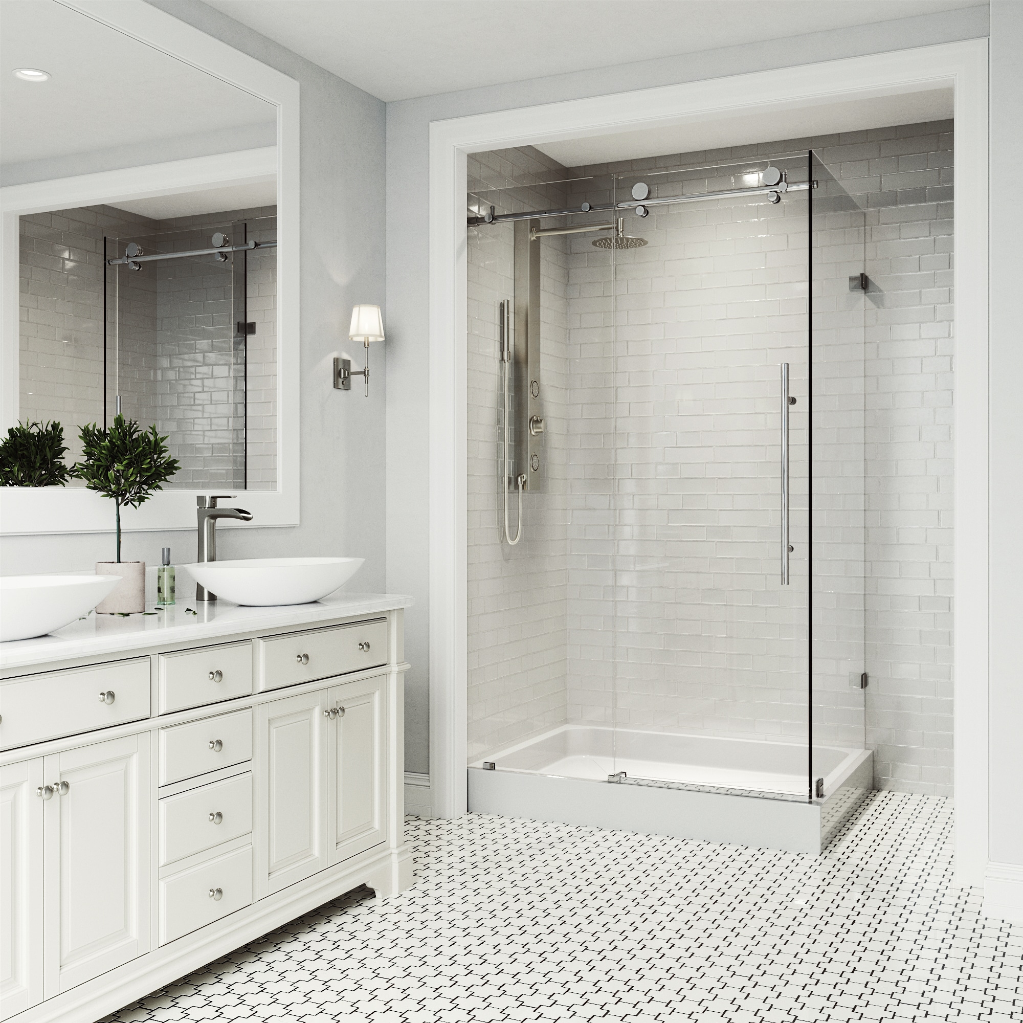 VIGO VG6053CHCL48WL Alcove-Shower-Kit - View #3