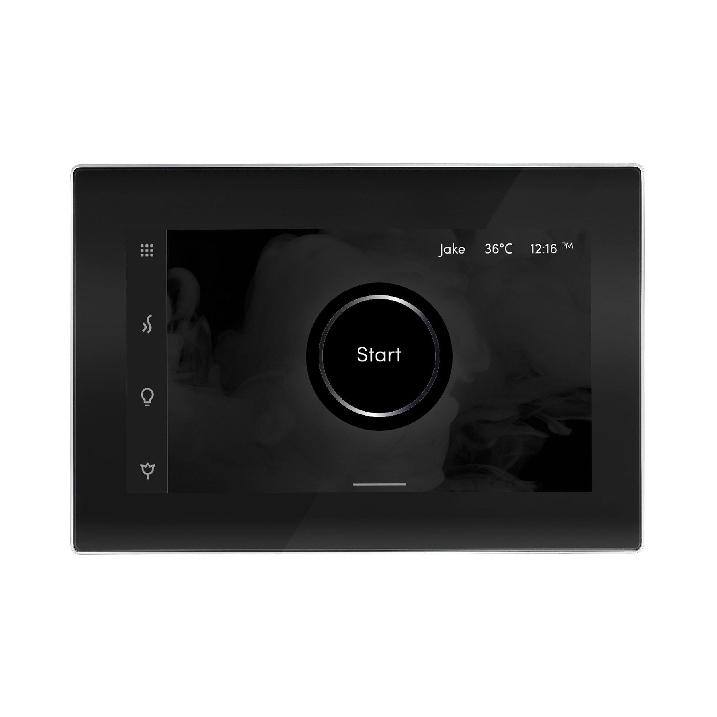 Mr. Steam 120Watt Black Polished Chrome Steam Control Unit with 1