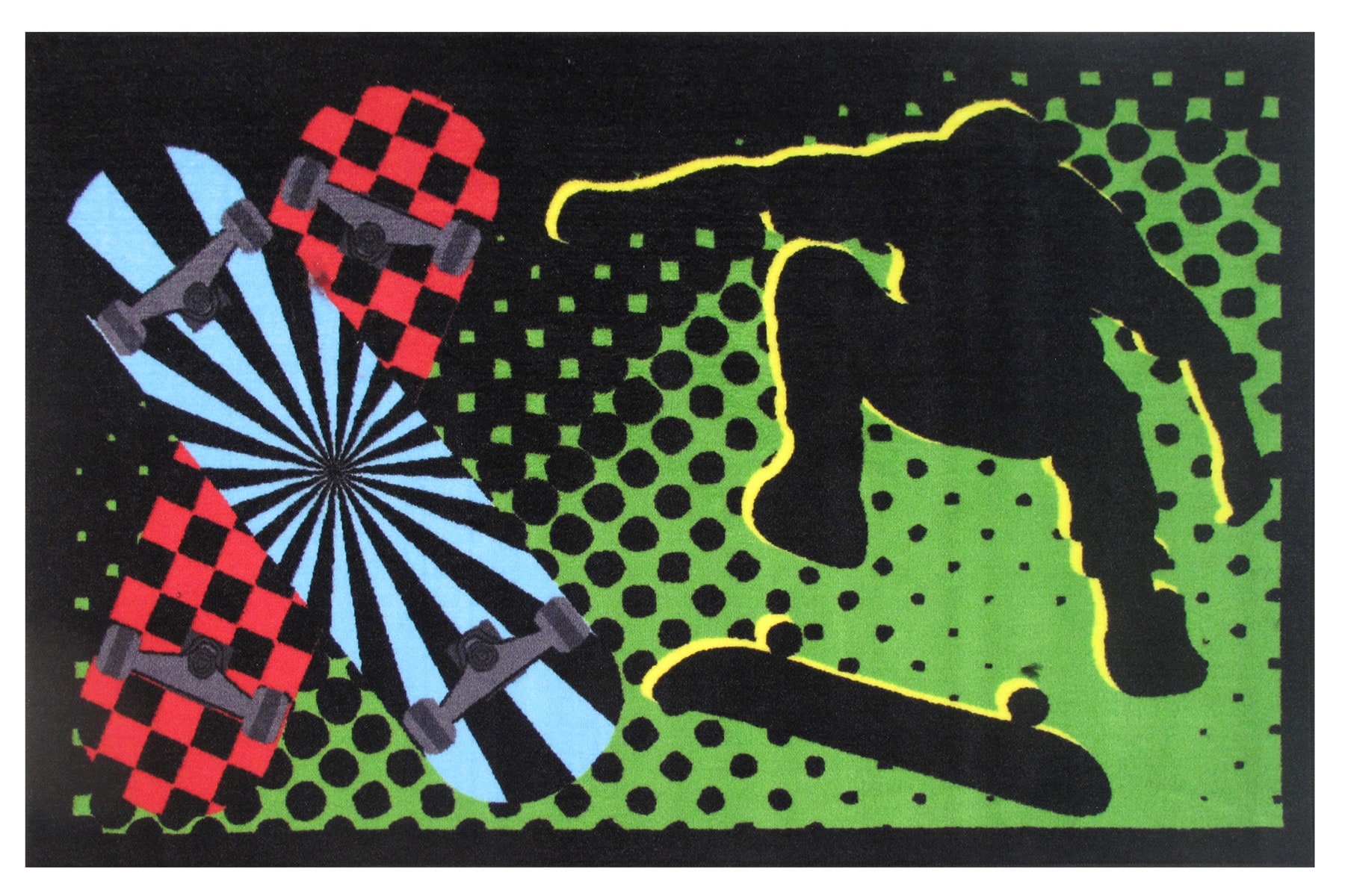 Fun Rugs FT-73 3958 Fun Time 3 X 4 (ft) Multi-color Indoor Area Rug