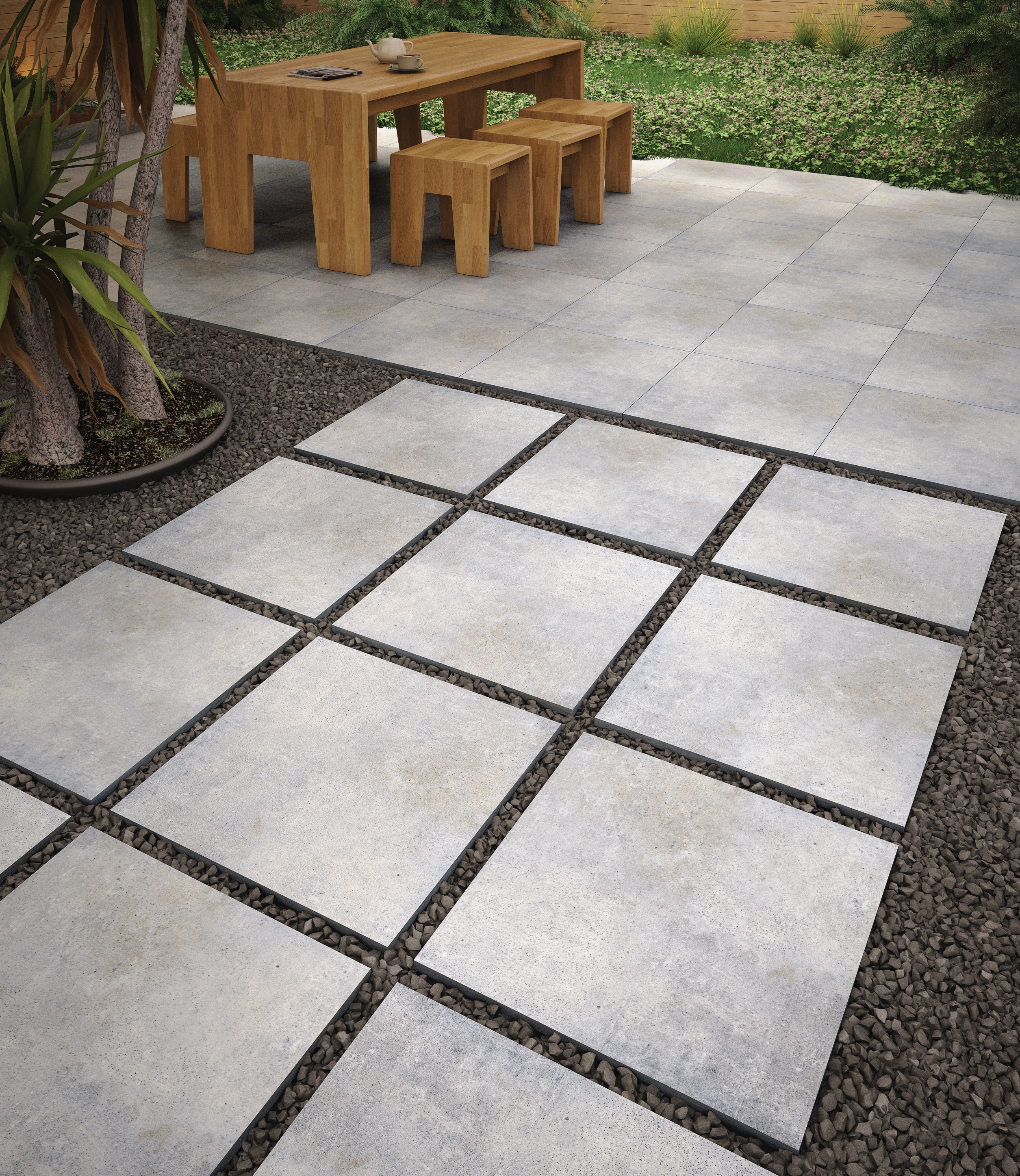 WonderLand LPAVNBETGRE2424 Patio-Stone-Pavers - View #4
