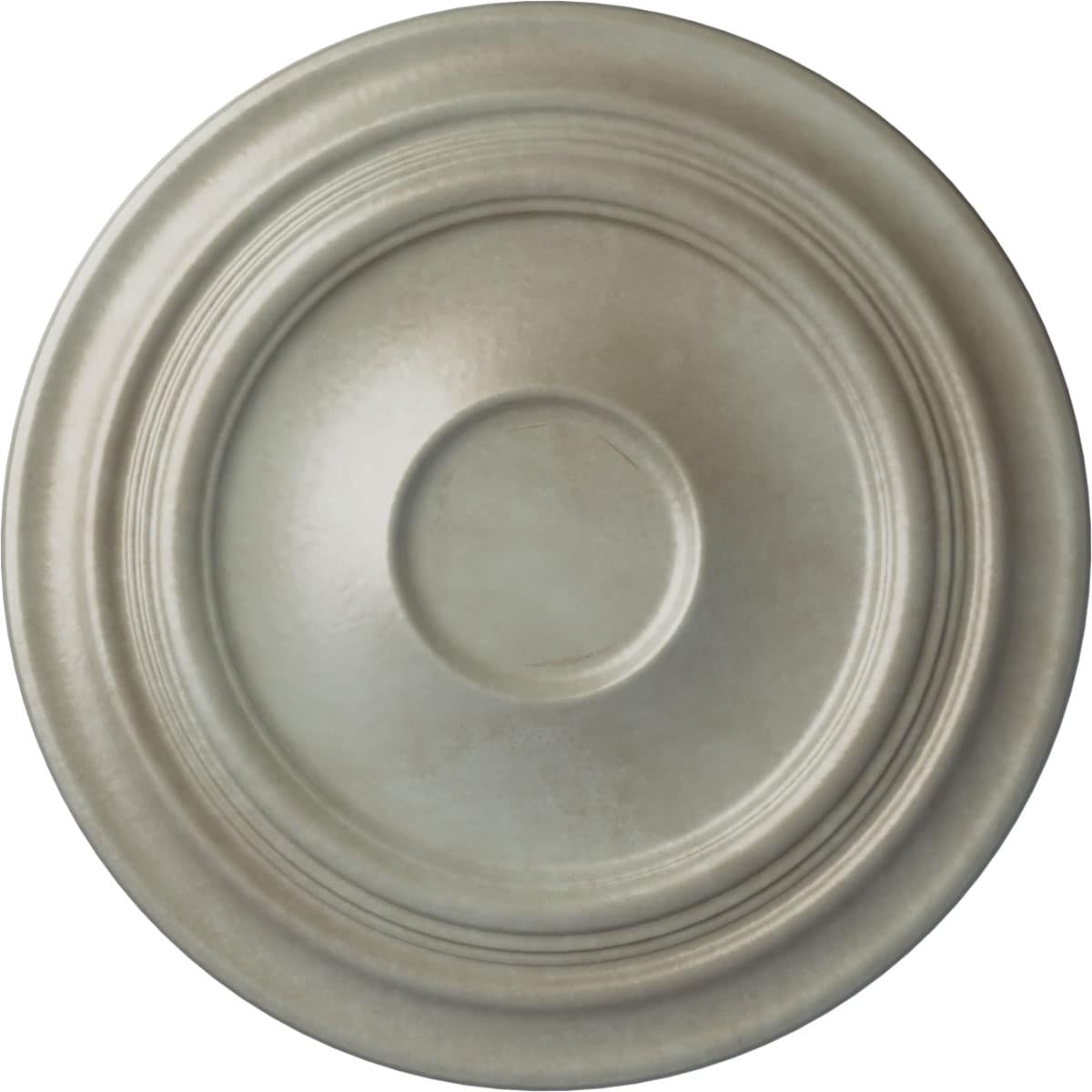 Ekena Millwork CM24TRFLS Traditional 24.375-in W x 24.375-in L Painted Flash Gold Polyurethane Whole Ceiling Medallion