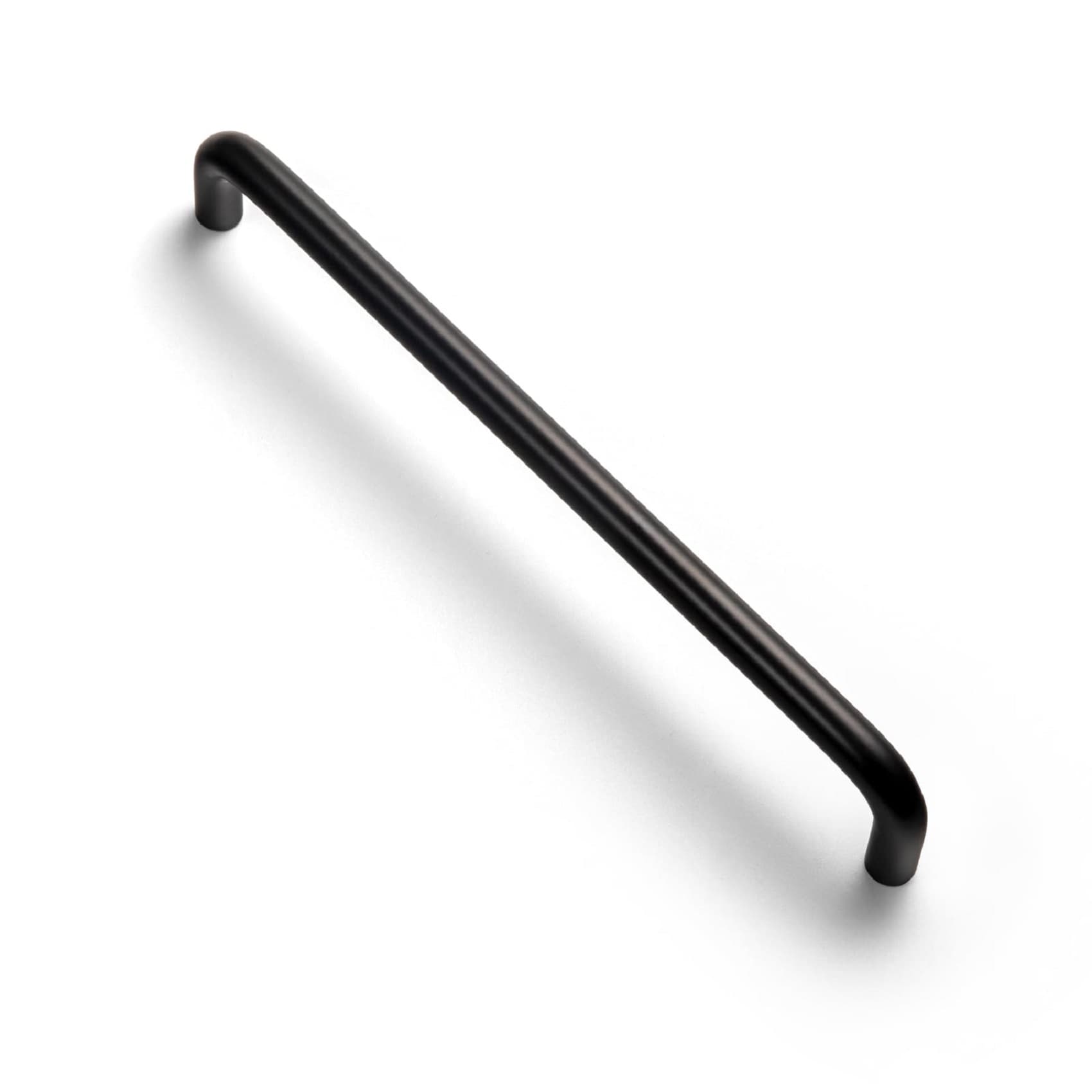 Miaokesen 7385B-192-P 7-9/16-in , 192mm Center to Center Matte Black Plus Cylindrical Handle 12 -Pack