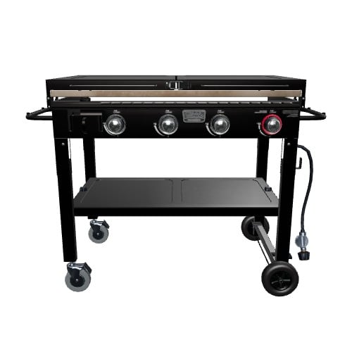 Blue Rhino Razor Griddle Black/Powder Coated 4-Burner Liquid Propane Gas Grill