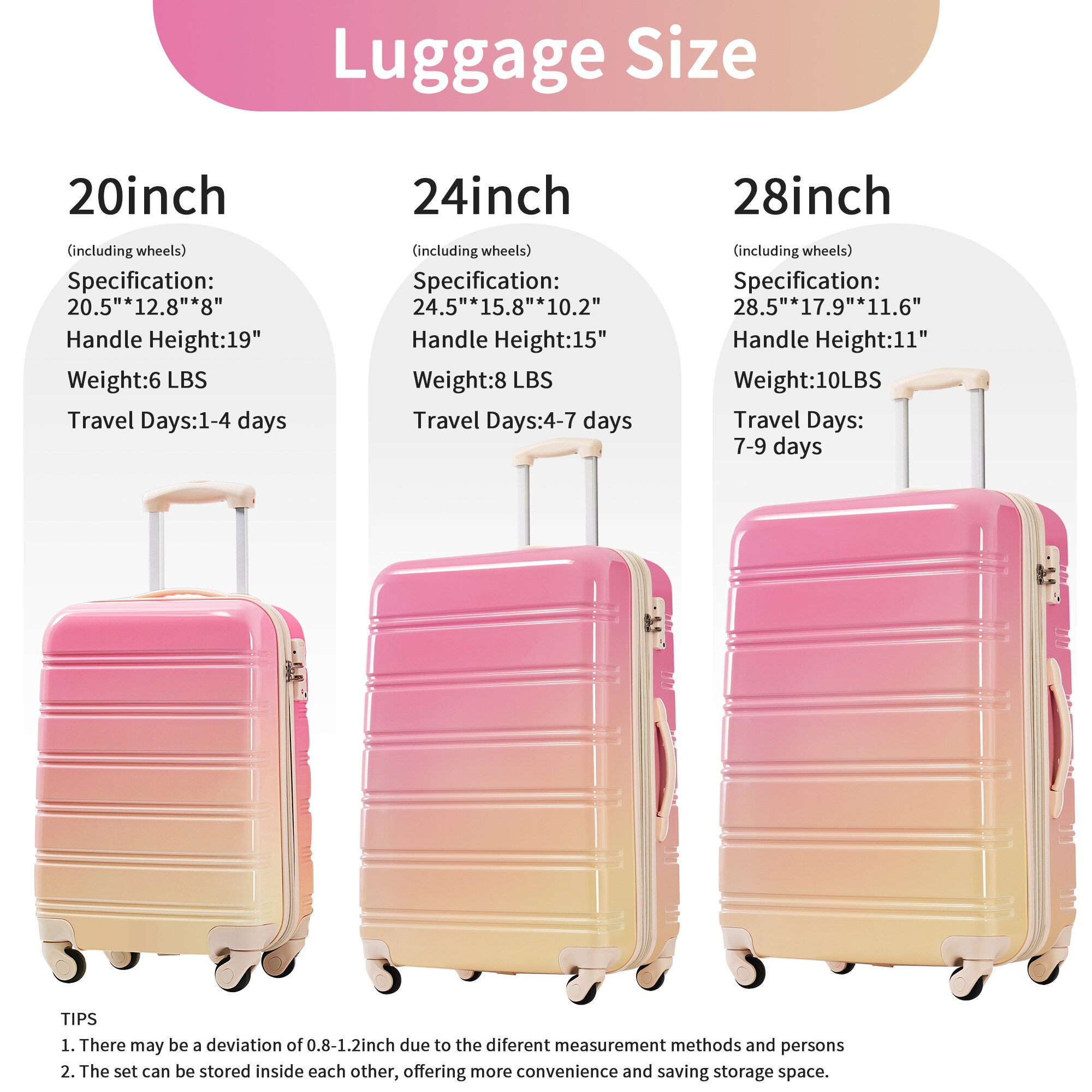 Flynama L-P184448X Luggage-And-Luggage-Sets - View #7
