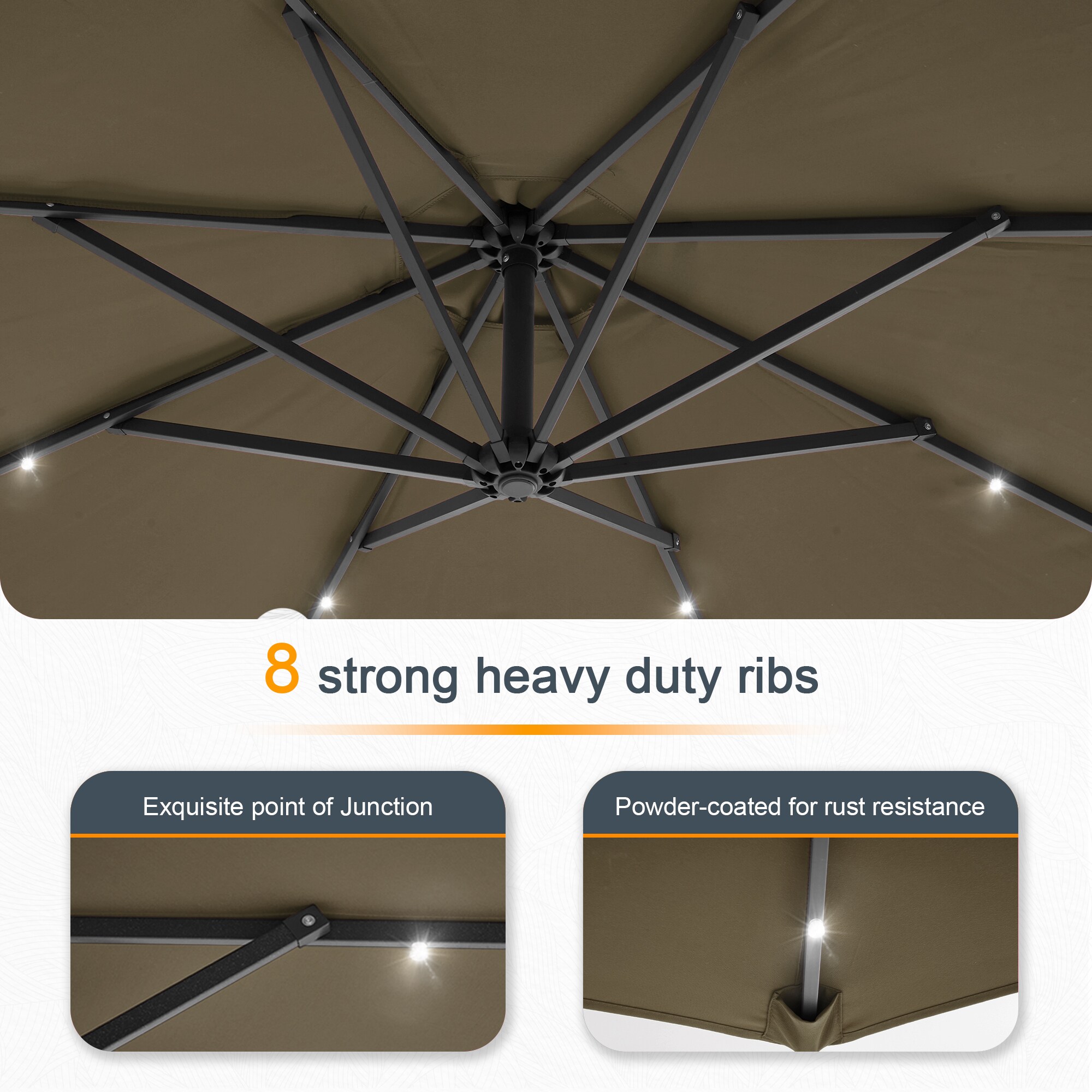 Sonkuki SD-MN99TP-LED Umbrellas-2 - View #5