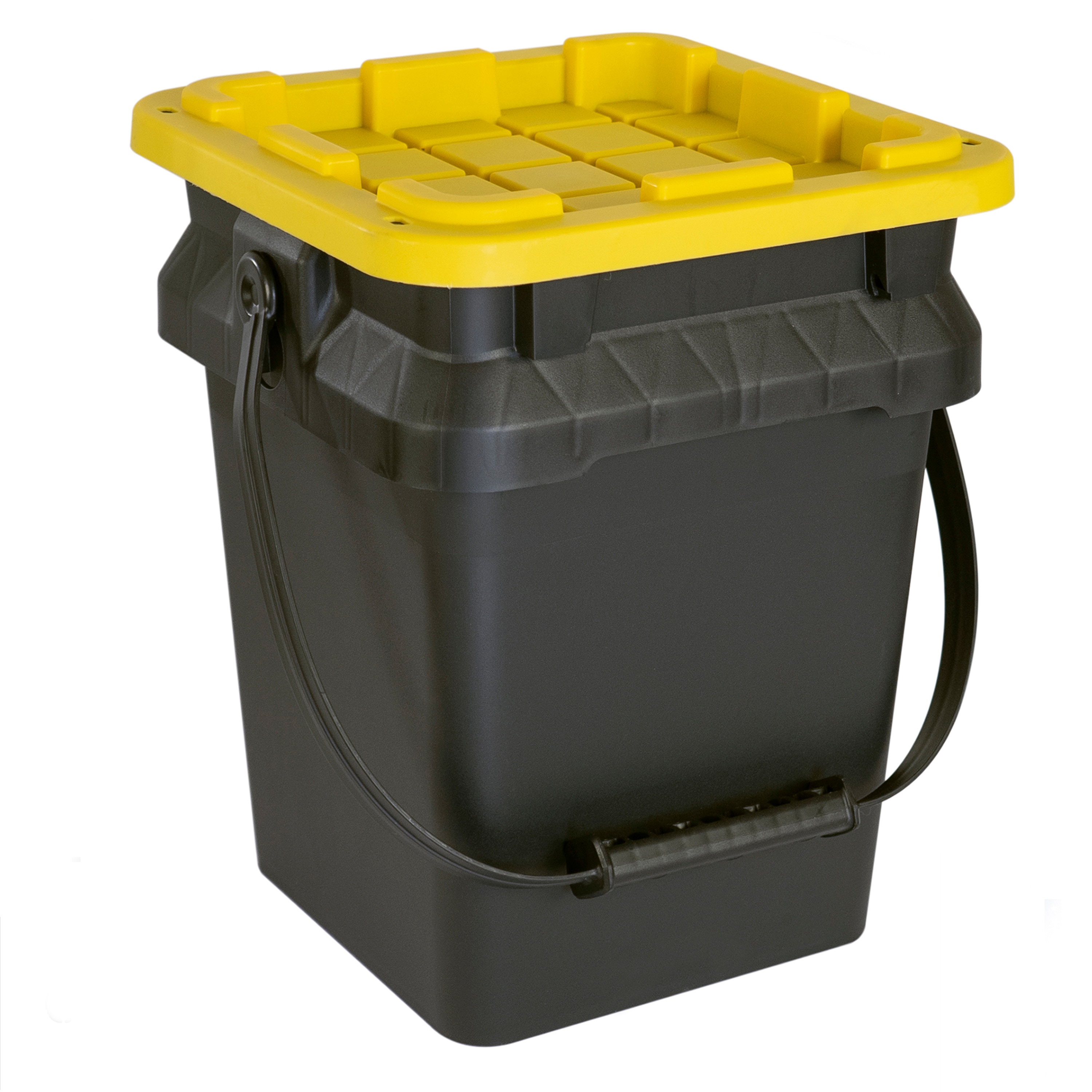 Project Source Commander X-large 64-Gallons (256-Quart) Black Heavy Duty  Rolling Tote with Latching Lid in the Plastic Storage Containers department  at