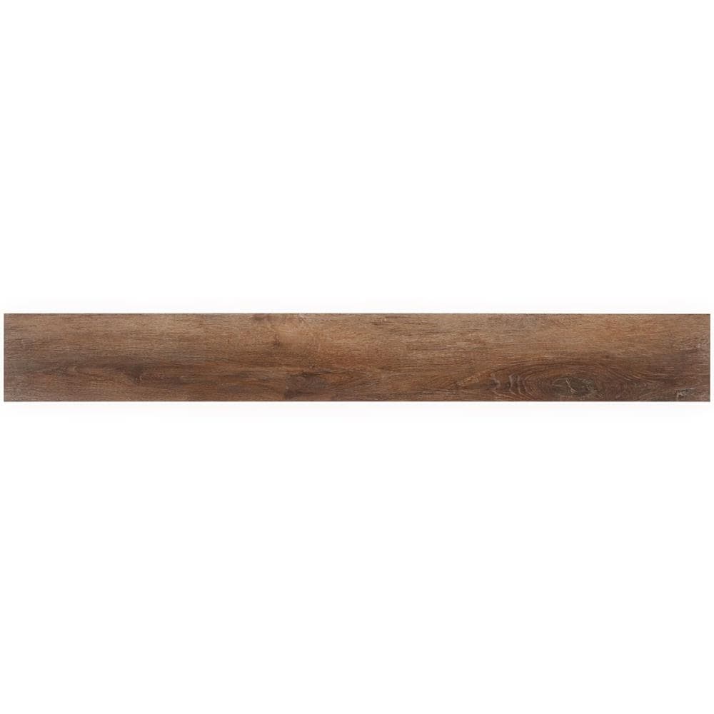 Artmore Tile EXT3RD105525 (Sample) Loseta Wood Look Cantal Oak Brown Wood look 28-mil Glue down Luxury Vinyl Plank