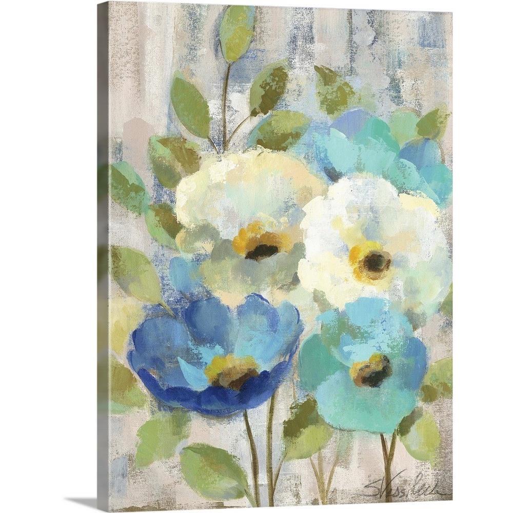 GreatBigCanvas Pastel Bloom II by Silvia Vassi 24-in H x 18-in W ...