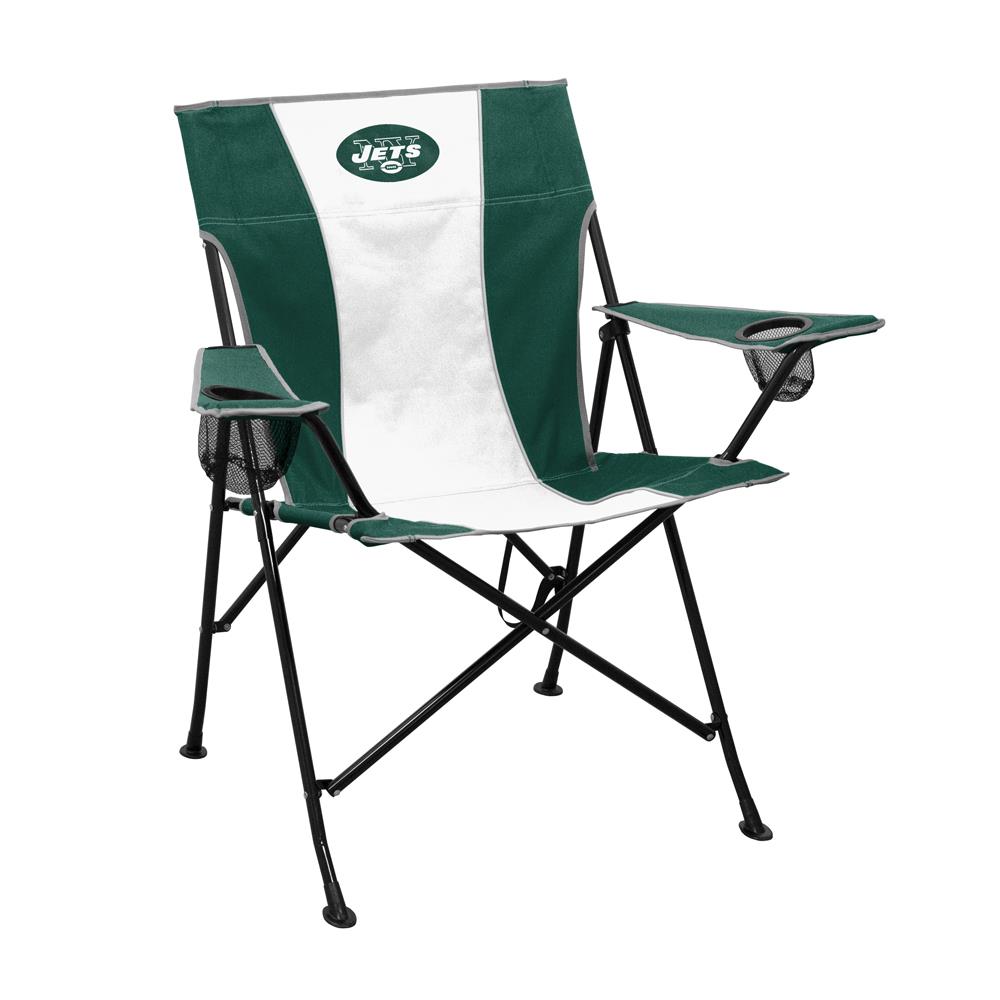 Logo Brands New York Jets Team Color Folding Tailgate Chair at