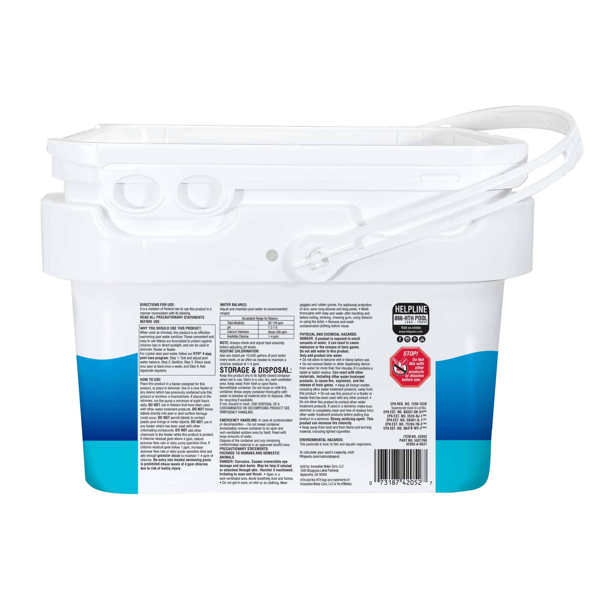 HTH 42052W Chlorinating-Tabs - View #2