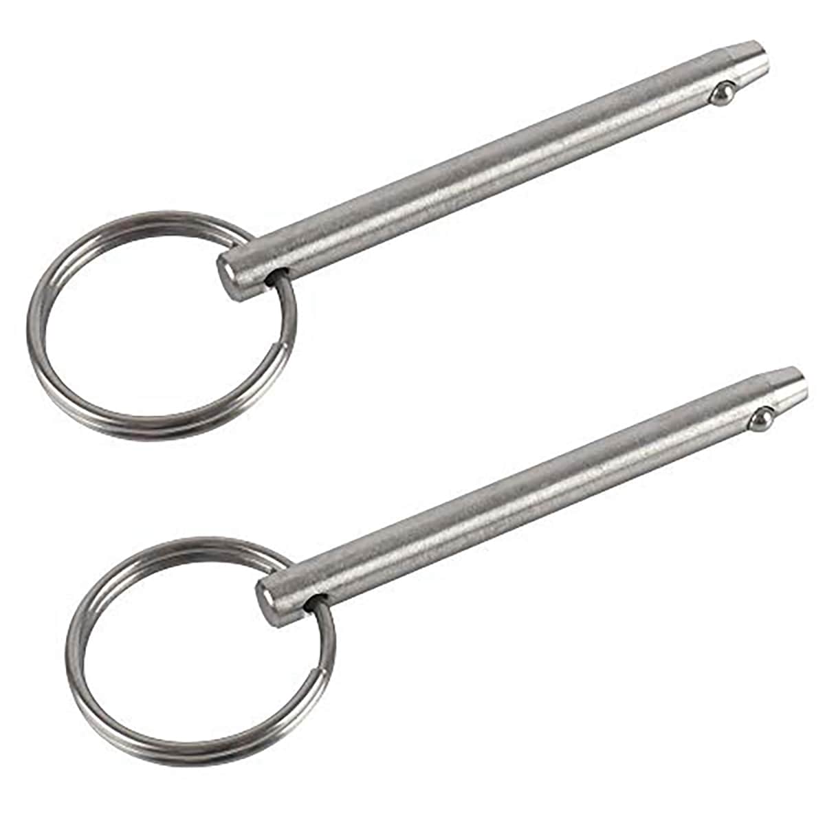 Etokfoks  quick release pin set pack of 2 1 4 in diameter 3 in length 316 stainless steel for bimini top marine deck hinge hardware