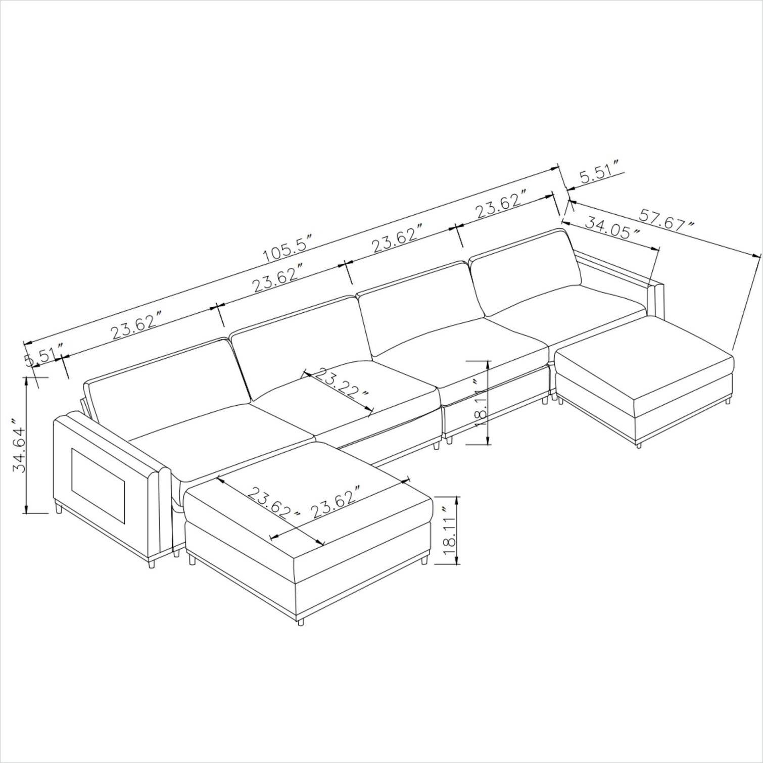 Naturefalls L62FHN59WP47 Sofas-Loveseats - View #5