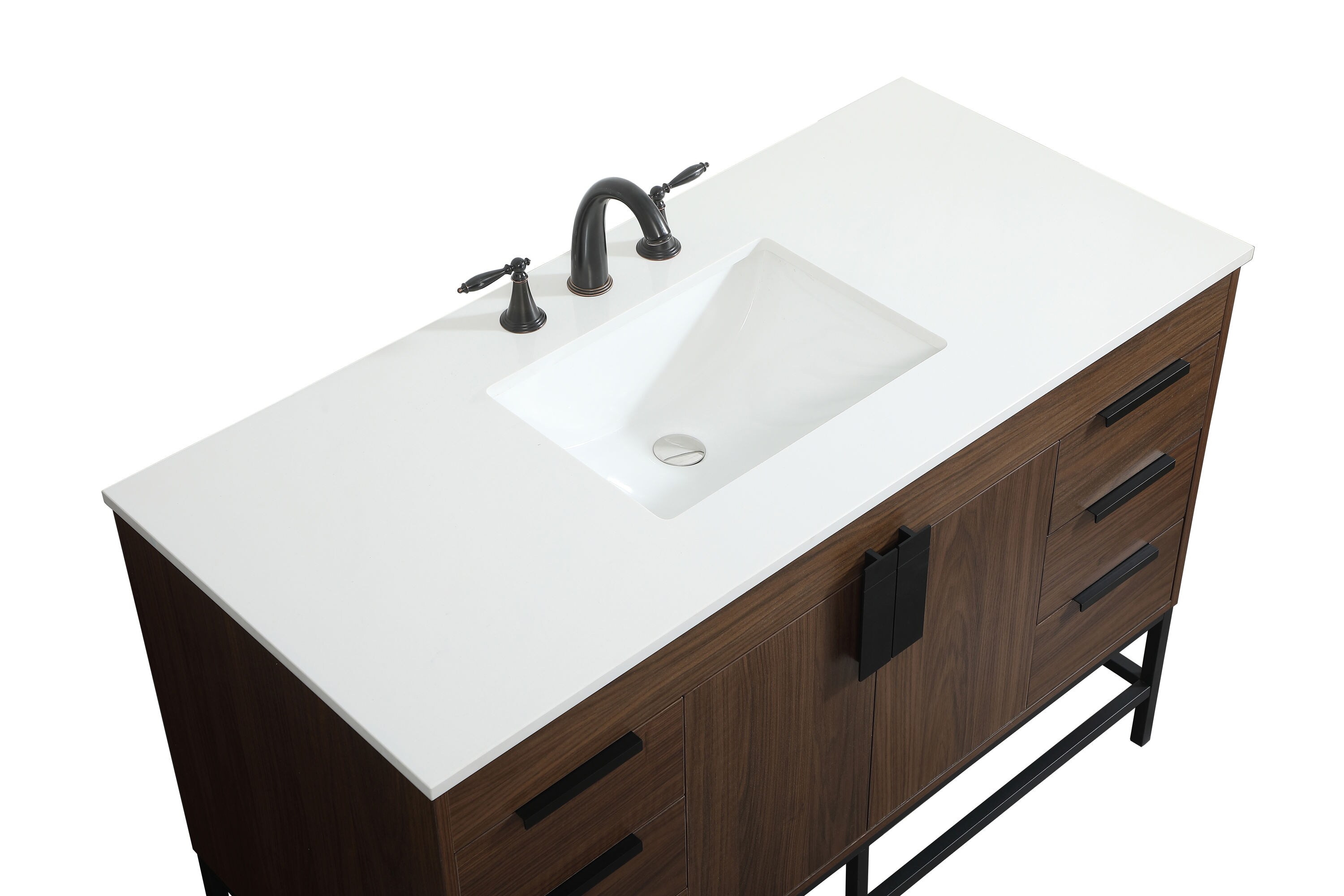 Elegant Decor HF1464W48MWT Bath-Vanity-Combo - View #11
