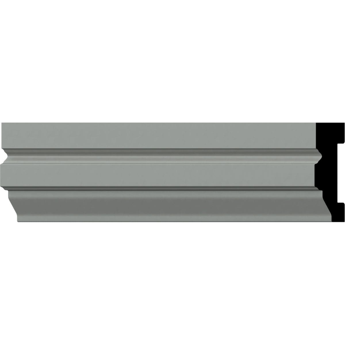 Ekena Millwork CAS02X01HI-CASE-12 5/8-in x 2-5/8-in x 7-ft 10-1/2-in Primed Polyurethane 10 Casing 12 -Pack