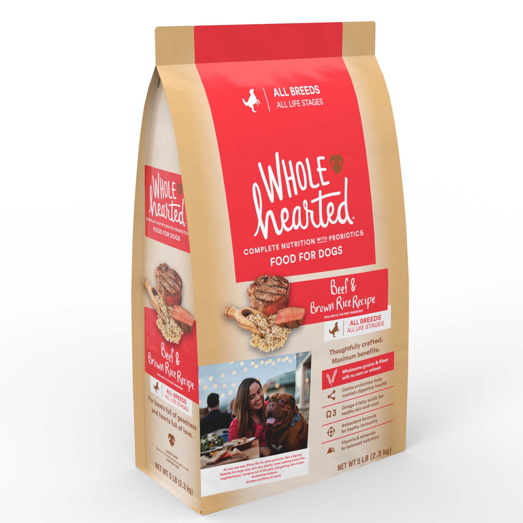 Reviews on wholehearted dog clearance food