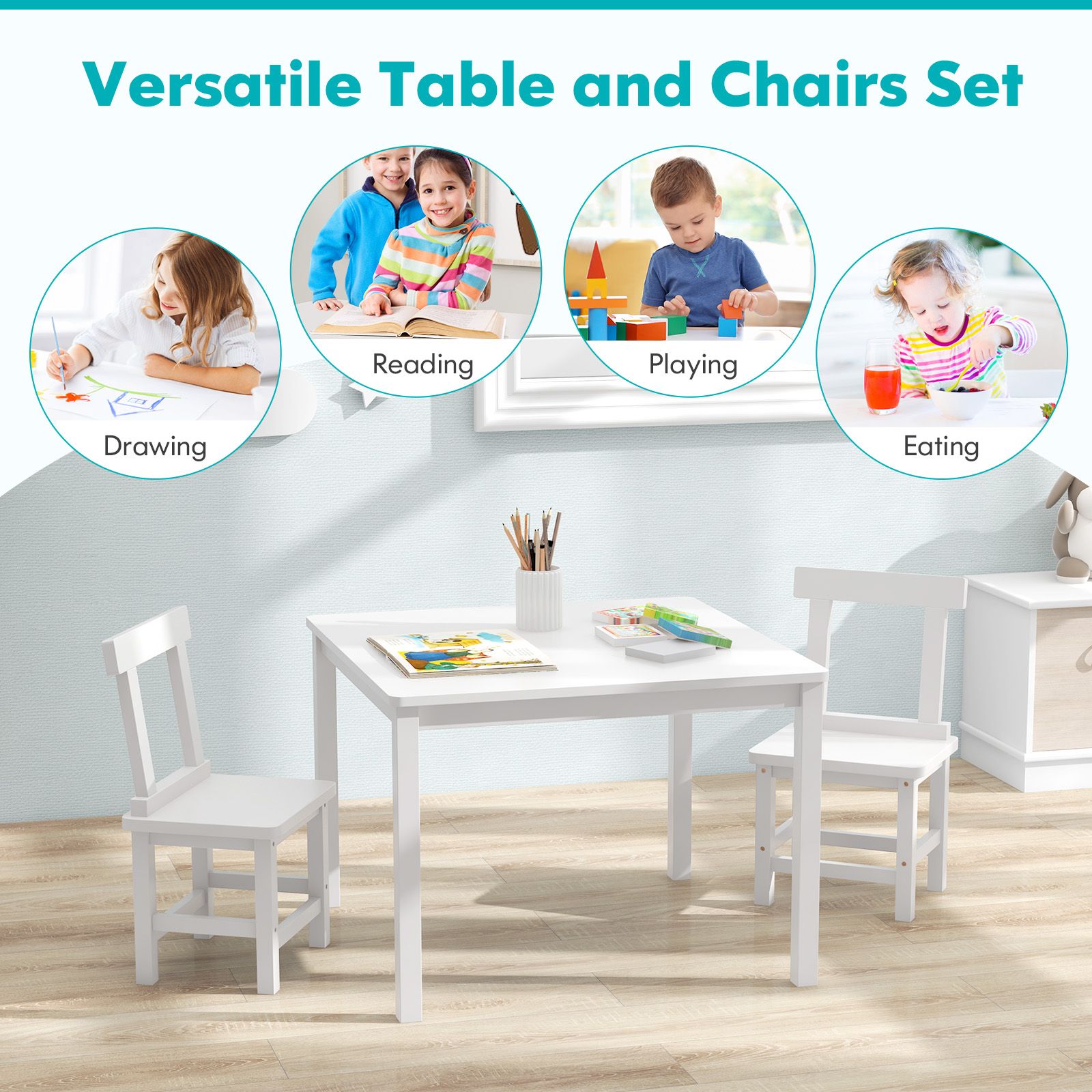 Slickblue D-CO-HW40075CK Kids-Play-Tables - View #7