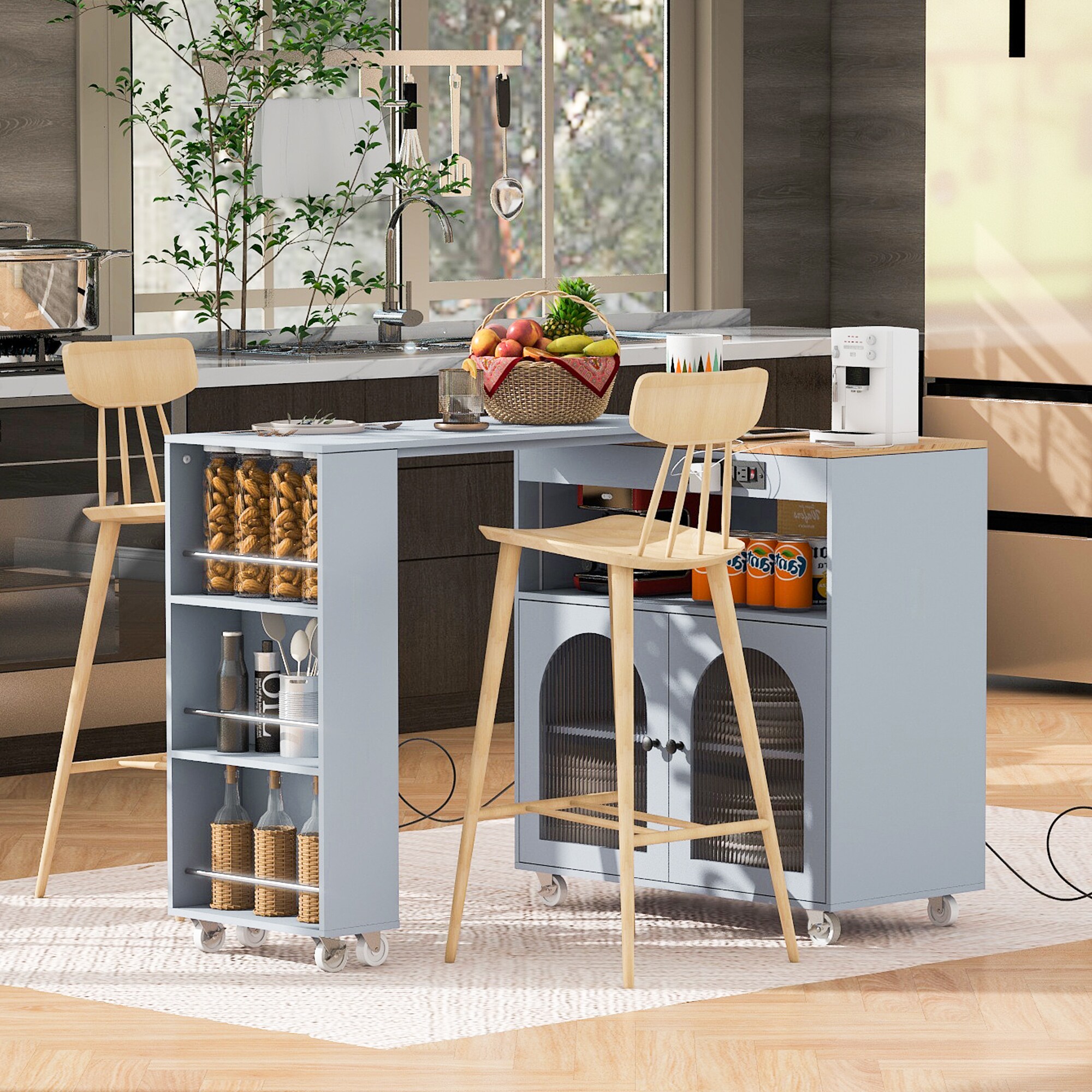 Kahomvis KK-QPO2-AG Kitchen-Furniture - View #2