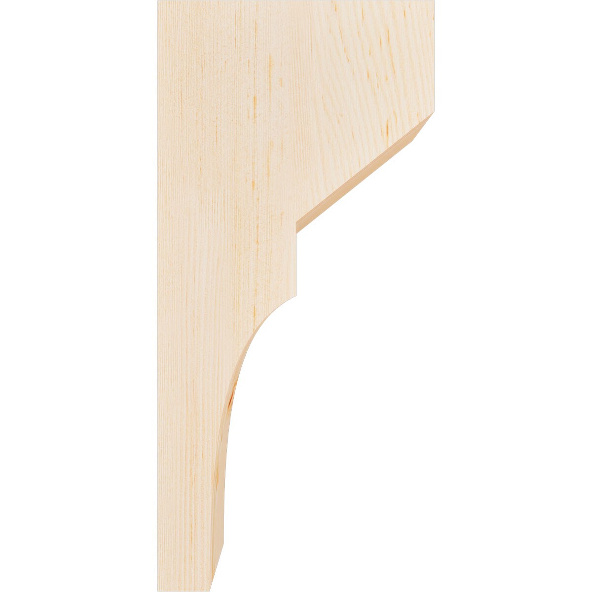 Ekena Millwork COR04X08X16MON00SDF corbels - View #3