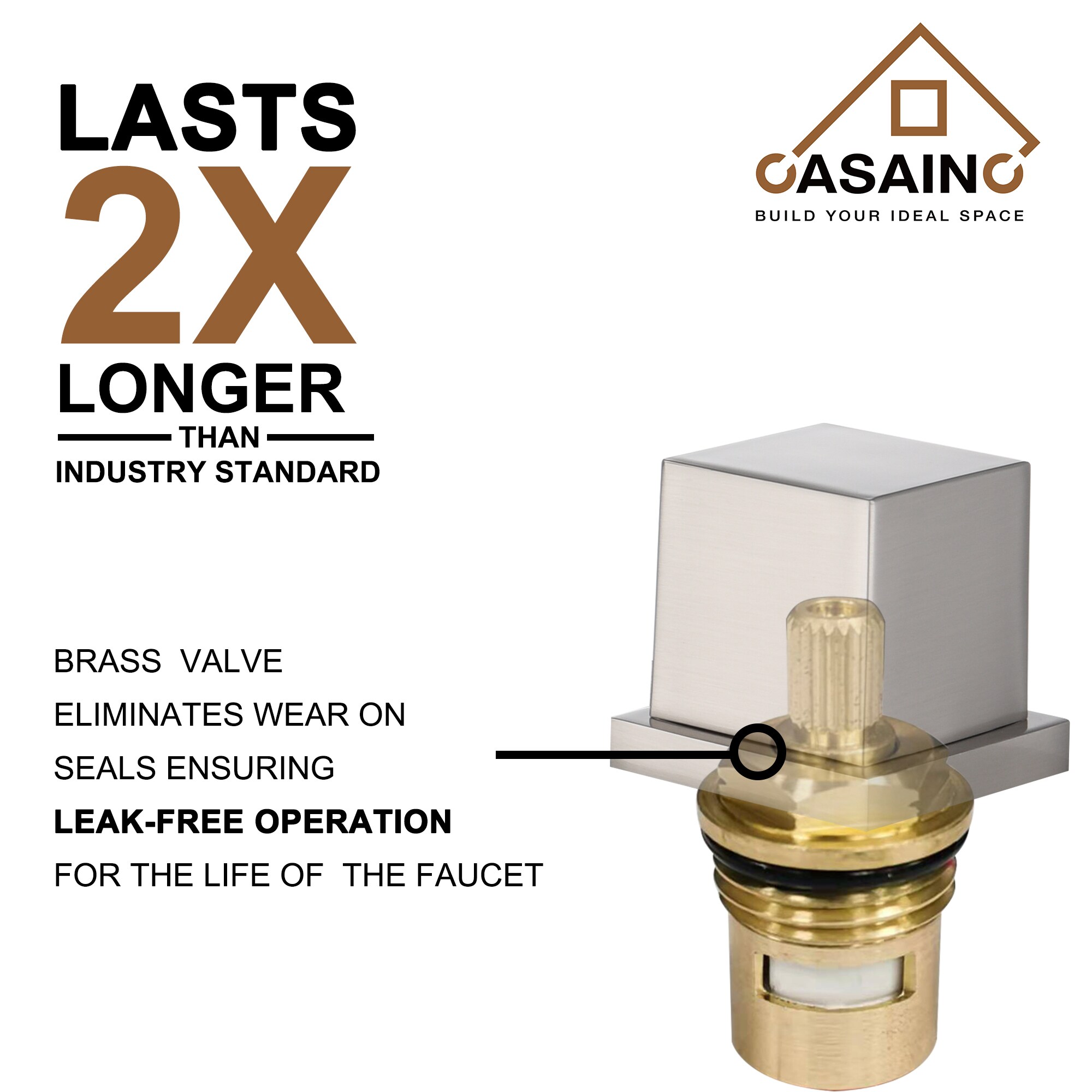 CASAINC M1370-BN Lavatory-Faucets - View #5