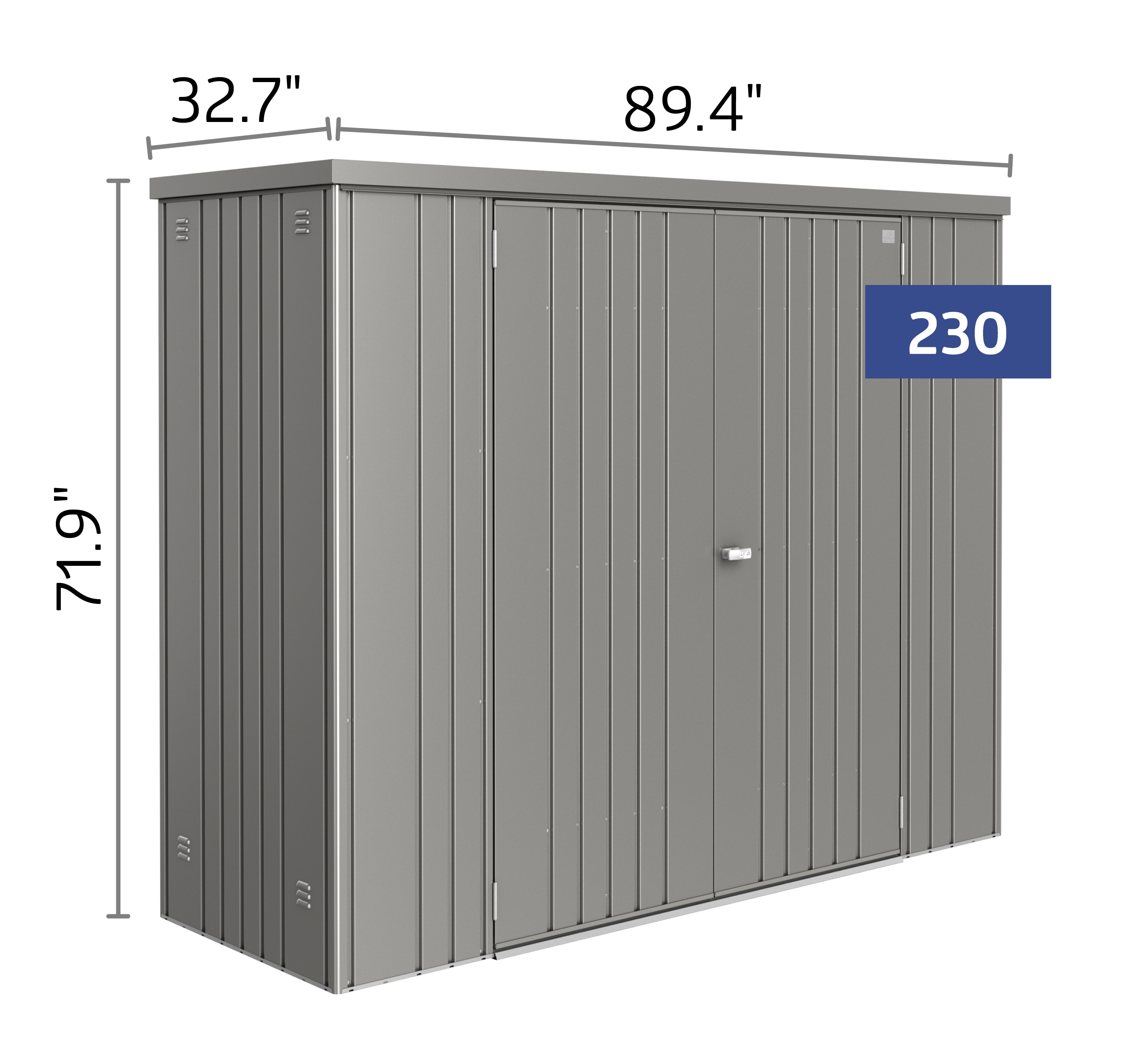 Biohort BIO1130 Metal-Storage-Buildings-Sheds - View #3