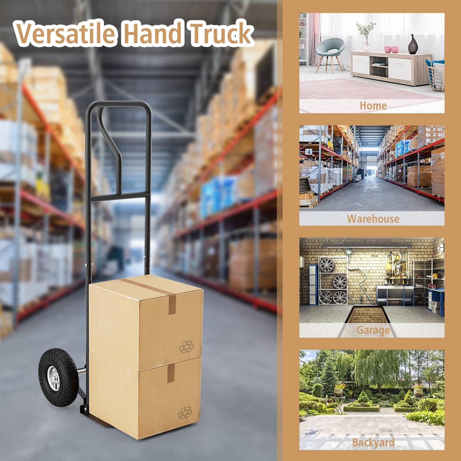 Costway CSHY002691 Hand-Truck-Dollies - View #8