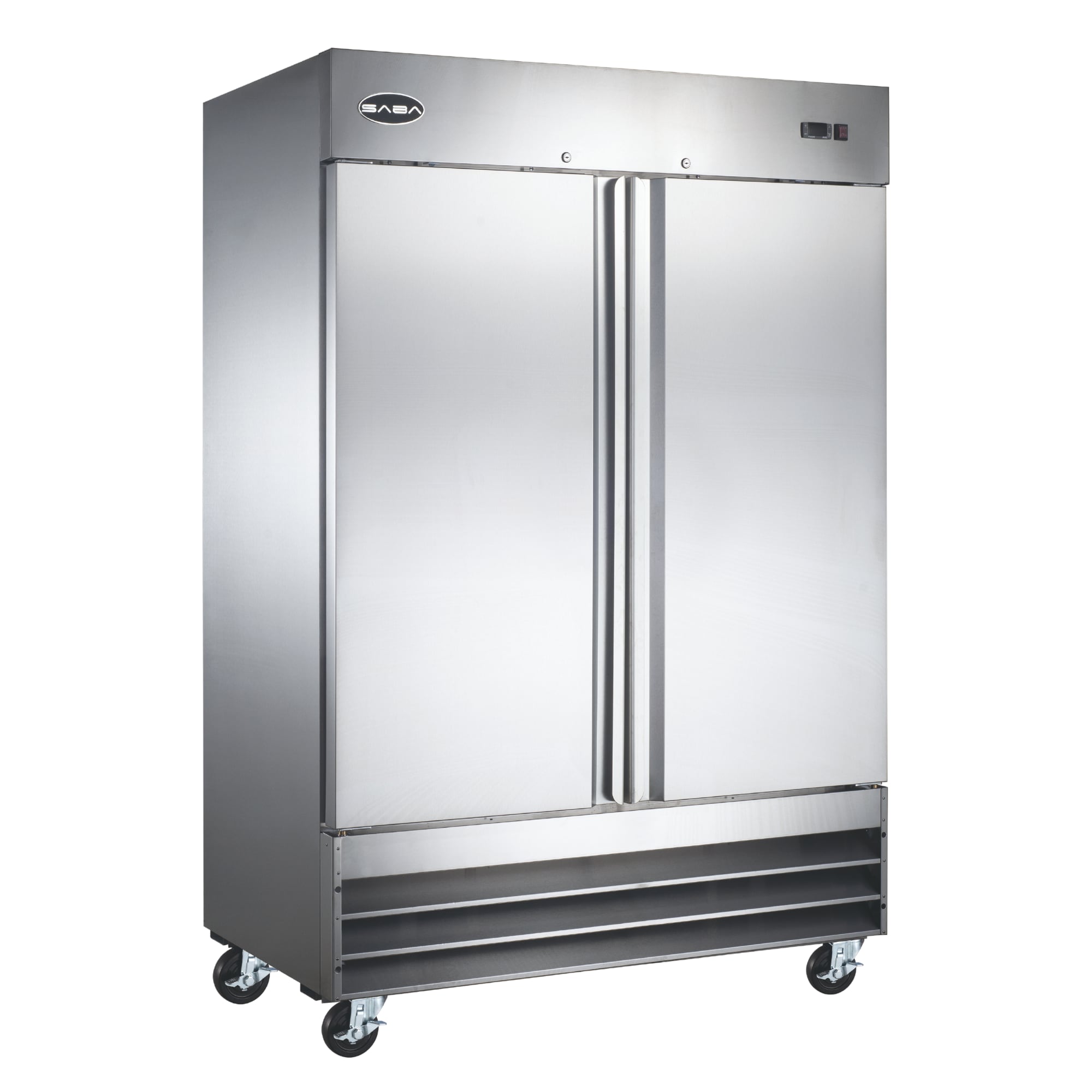 Saba 12 Cu. ft. Commercial Under Counter Freezer in Stainless Steel, Silver
