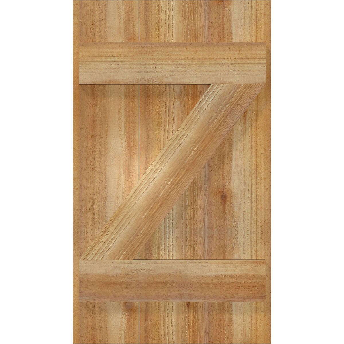 Ekena Millwork RBJ06Z16X028RWR Exterior-Shutters - View #5