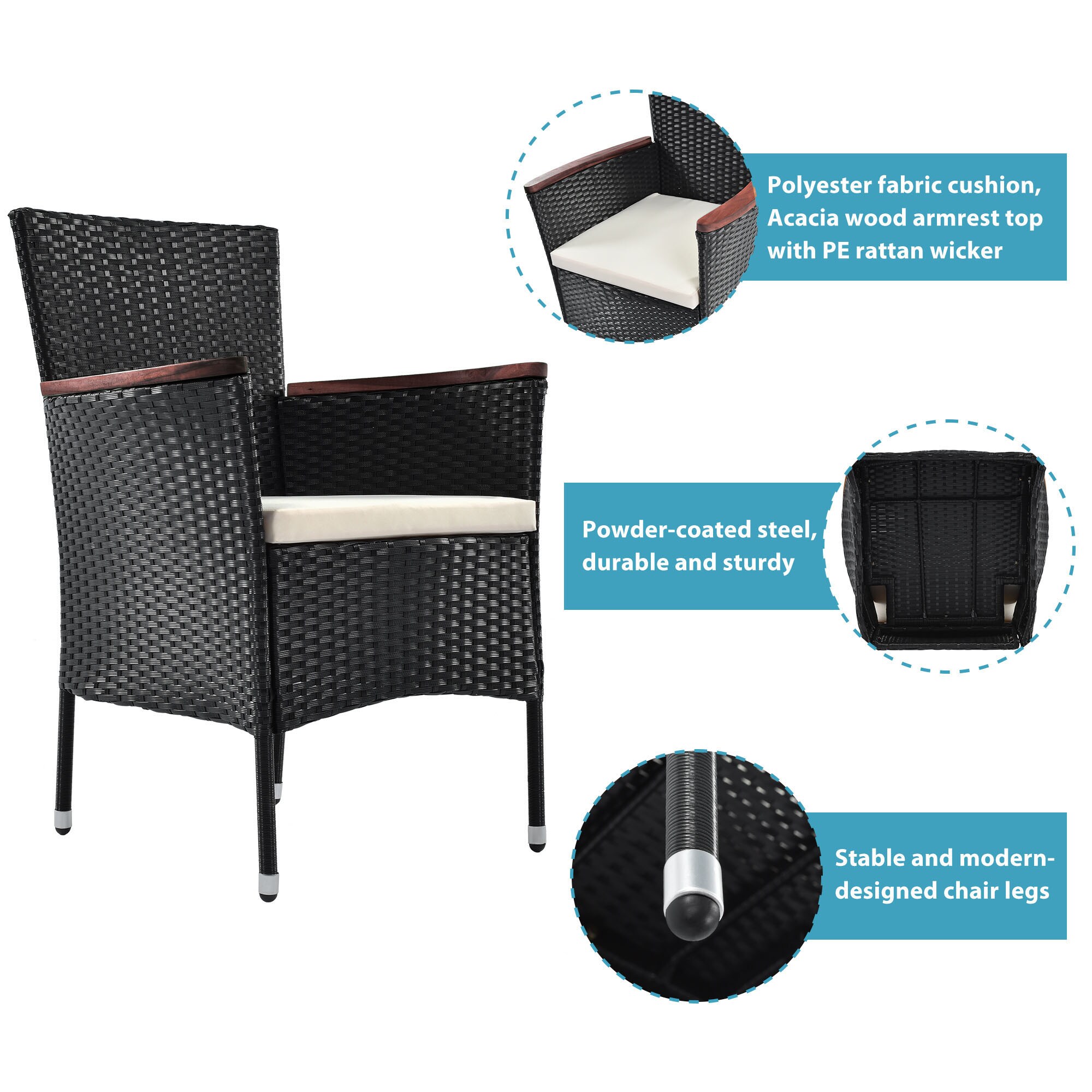 Clihome TX237S00004 Patio-Dining-Sets - View #8