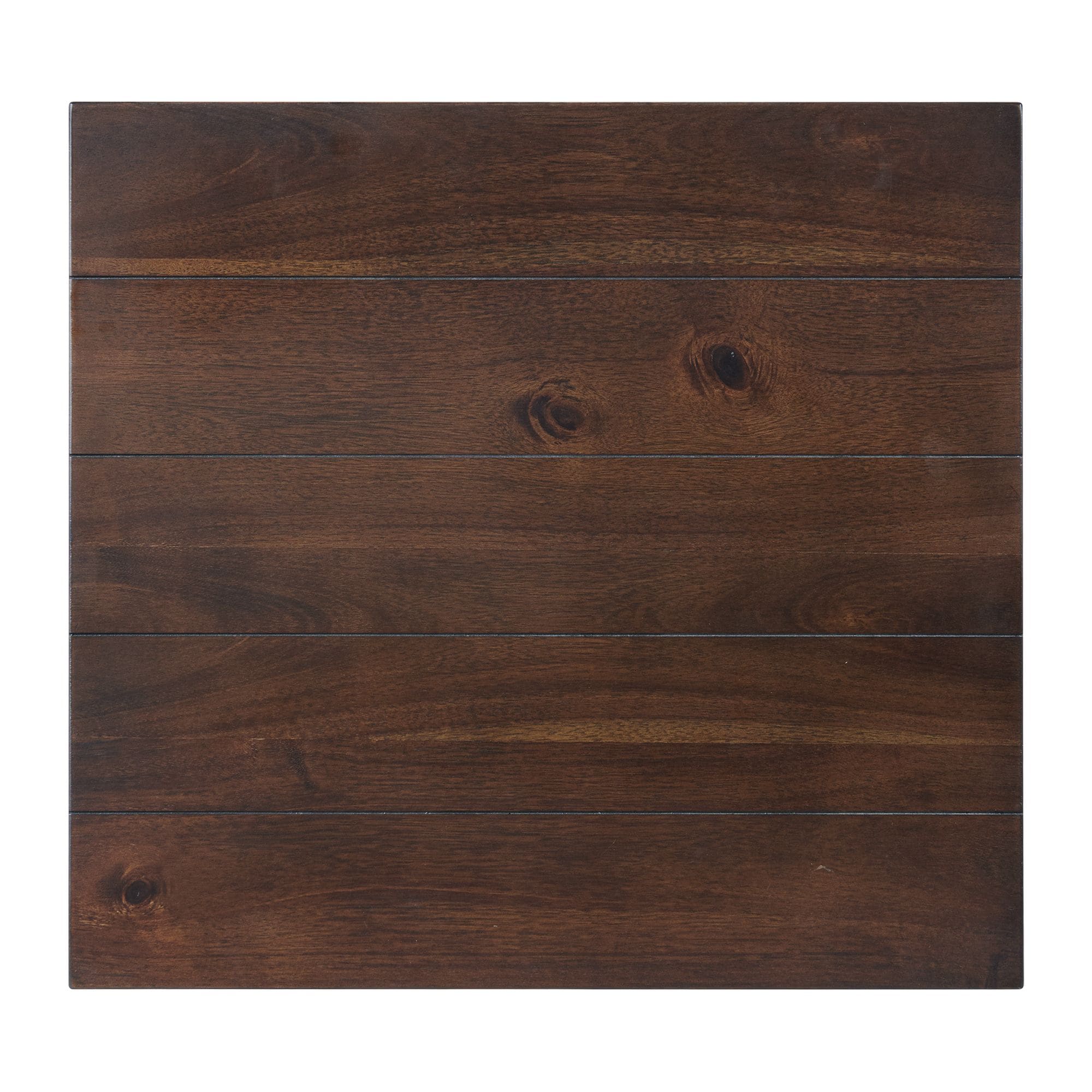 Percy Industrial Black and Brown 3-Piece Rectangular Occasional Table Set