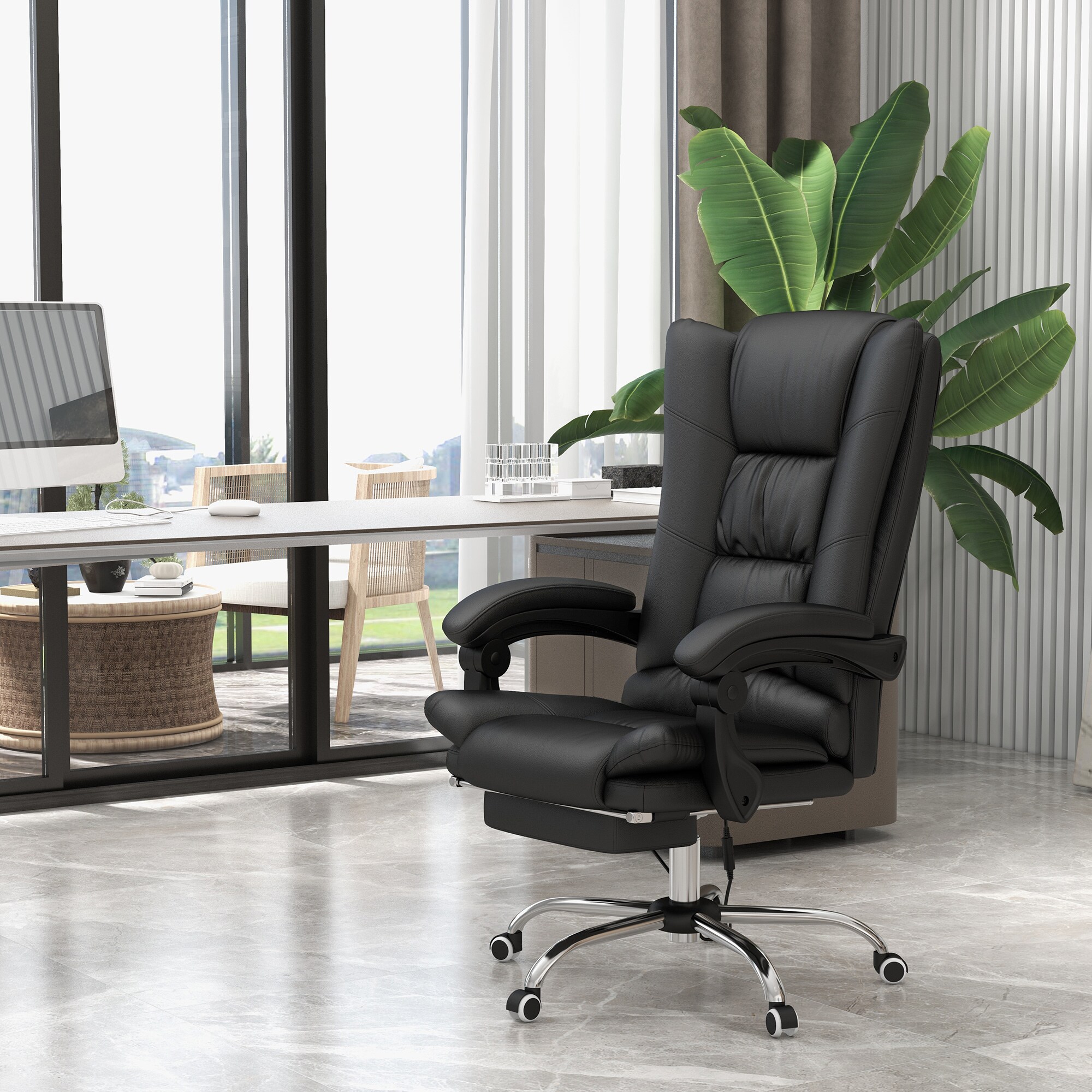 Vinsetto 921-667V80BK Office-Chairs - View #2