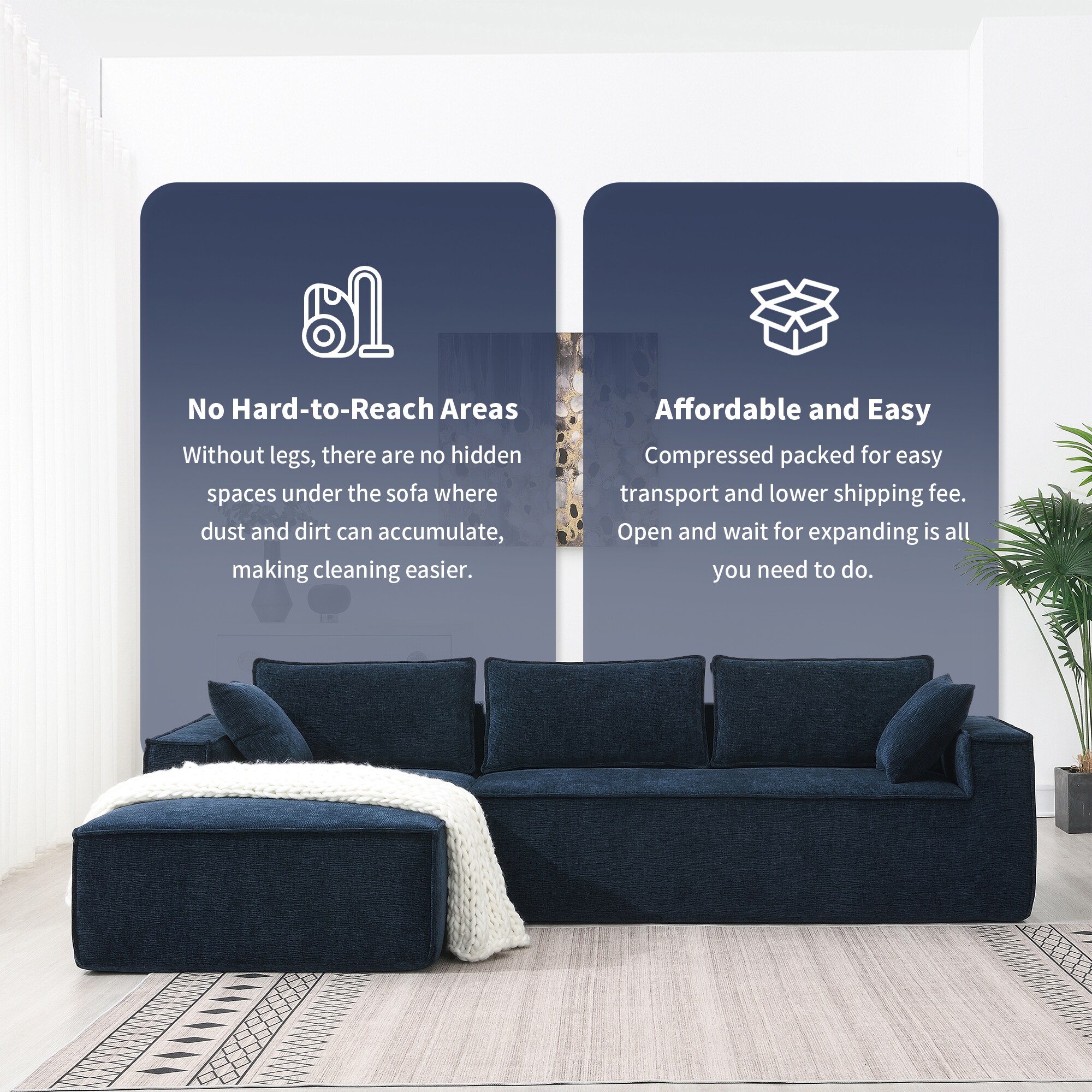 ModernLuxe N723S9587B Sofas-Loveseats - View #5