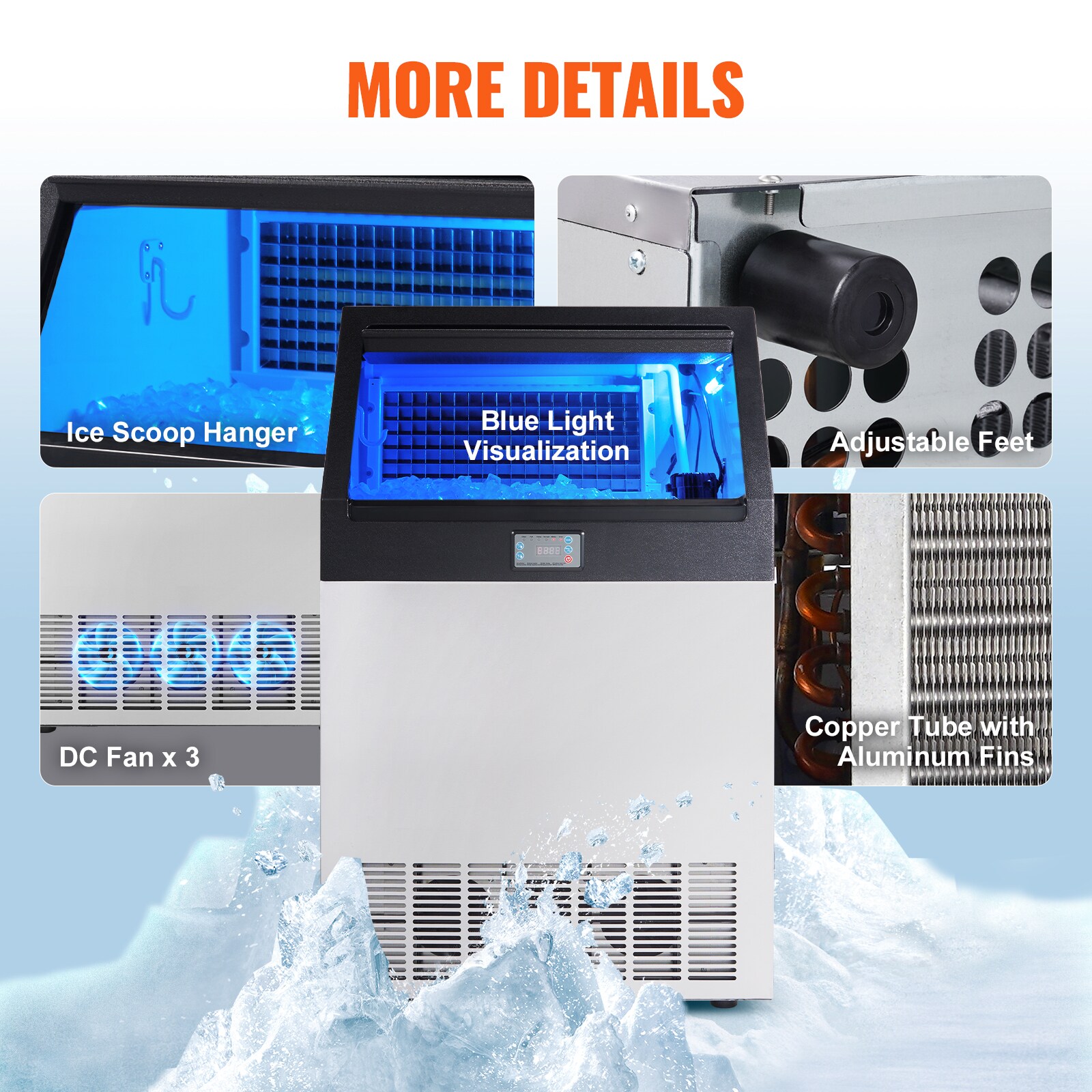 VEVOR FBZBJSKF-E150F001V1 Ice-Makers - View #7