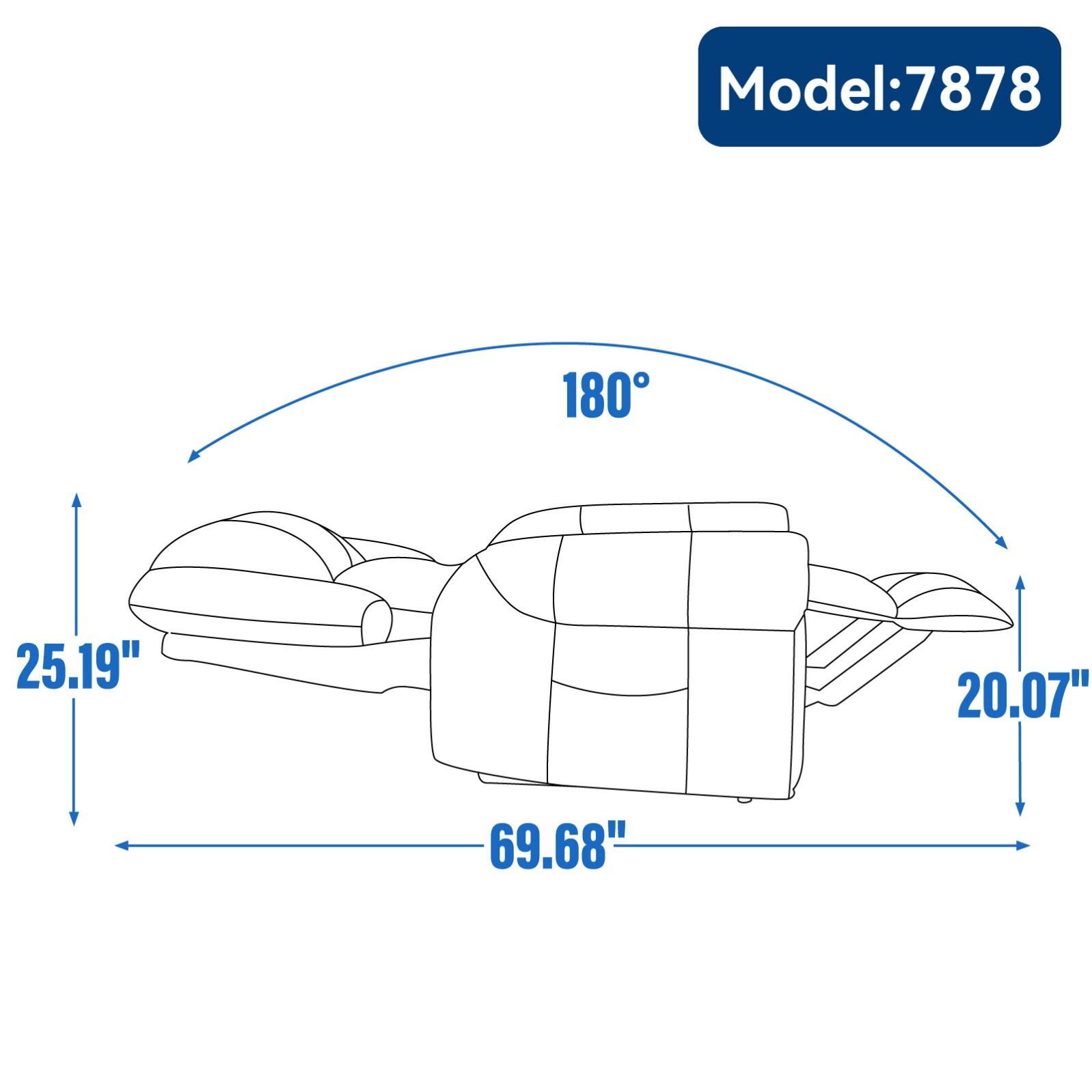 Siavonce XH9915A recliners - View #8