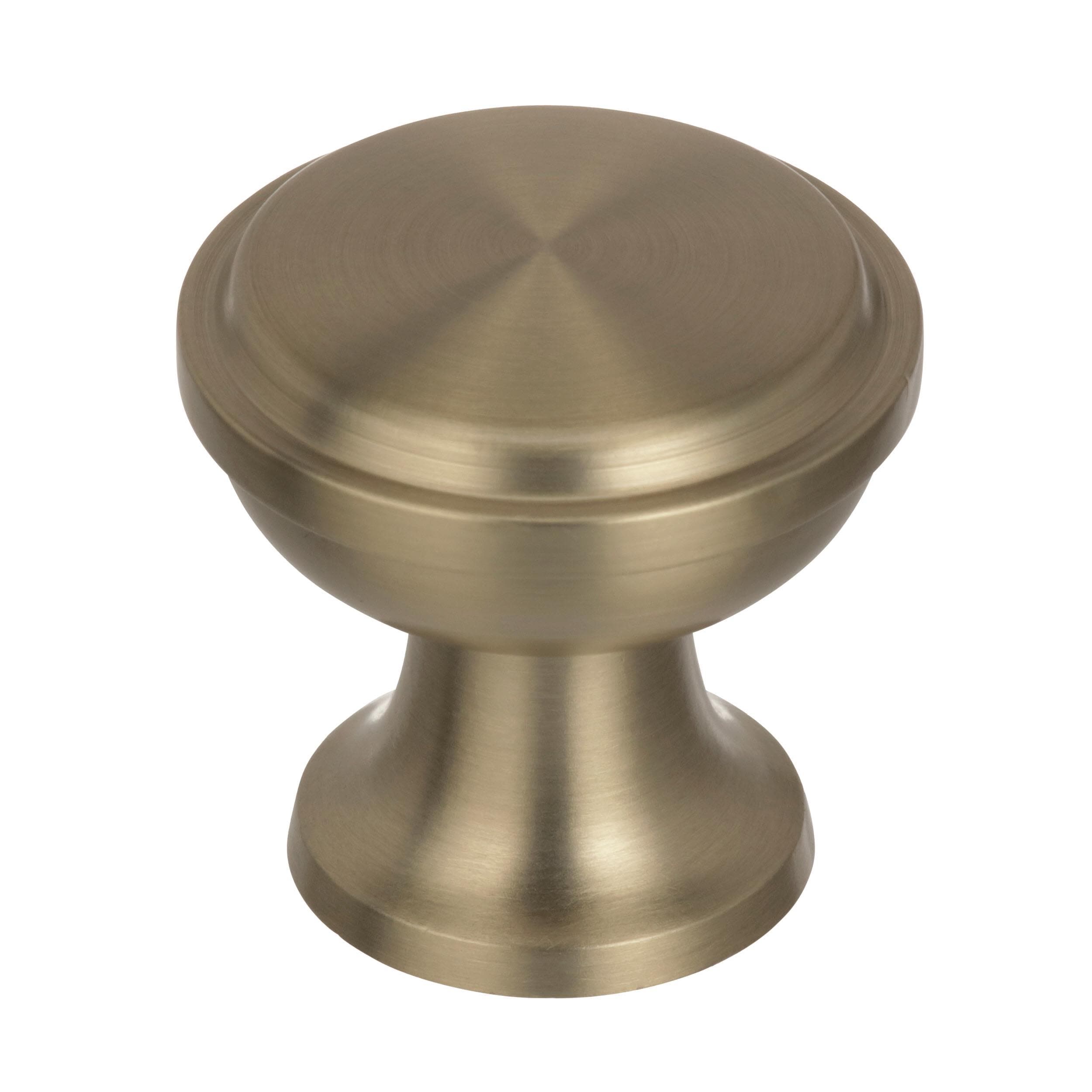 Amerock BP53718BBZ Westerly 1-3/16-in Golden Champagne Round Transitional Cabinet Knob