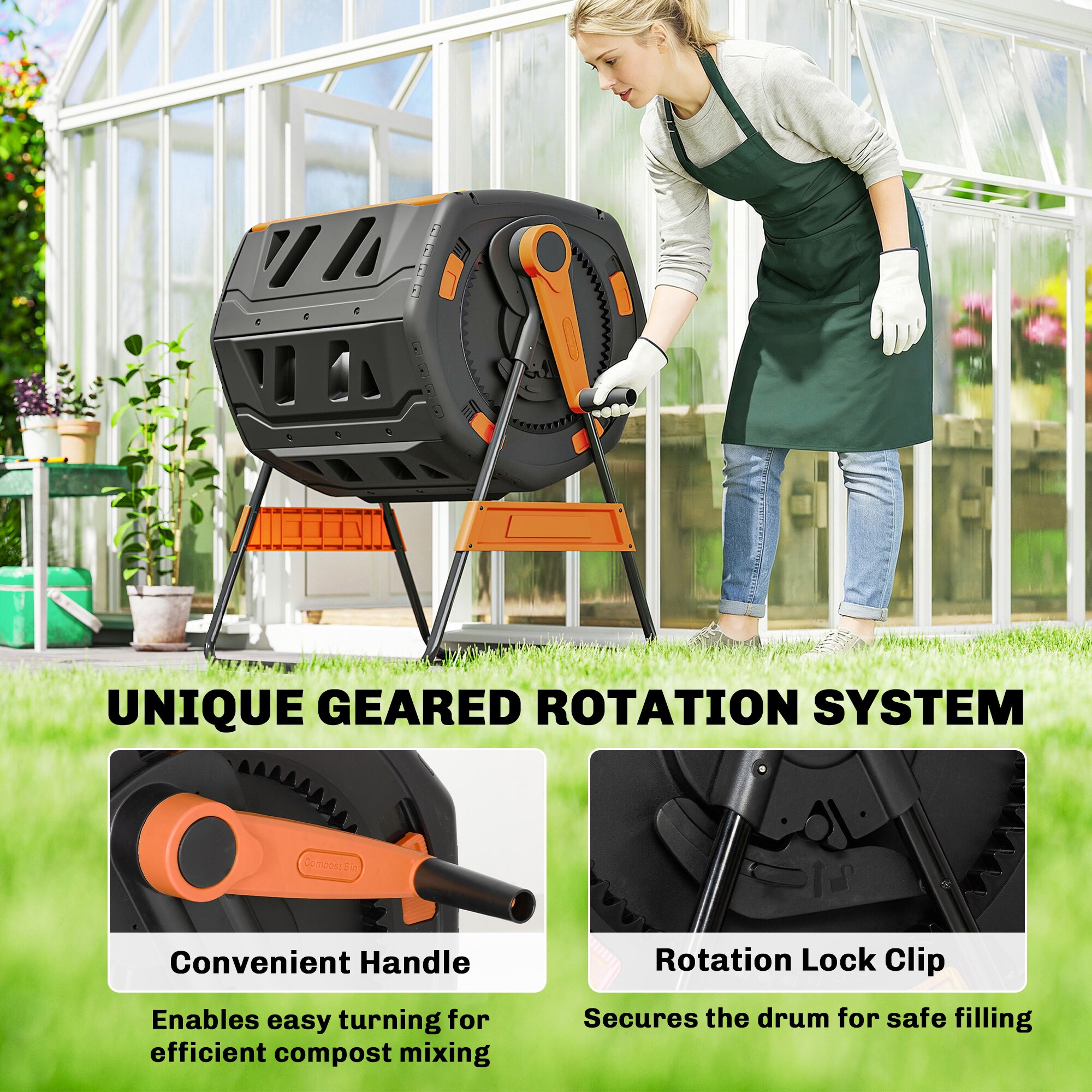 Outsunny 84H-649V00OG composters - View #5