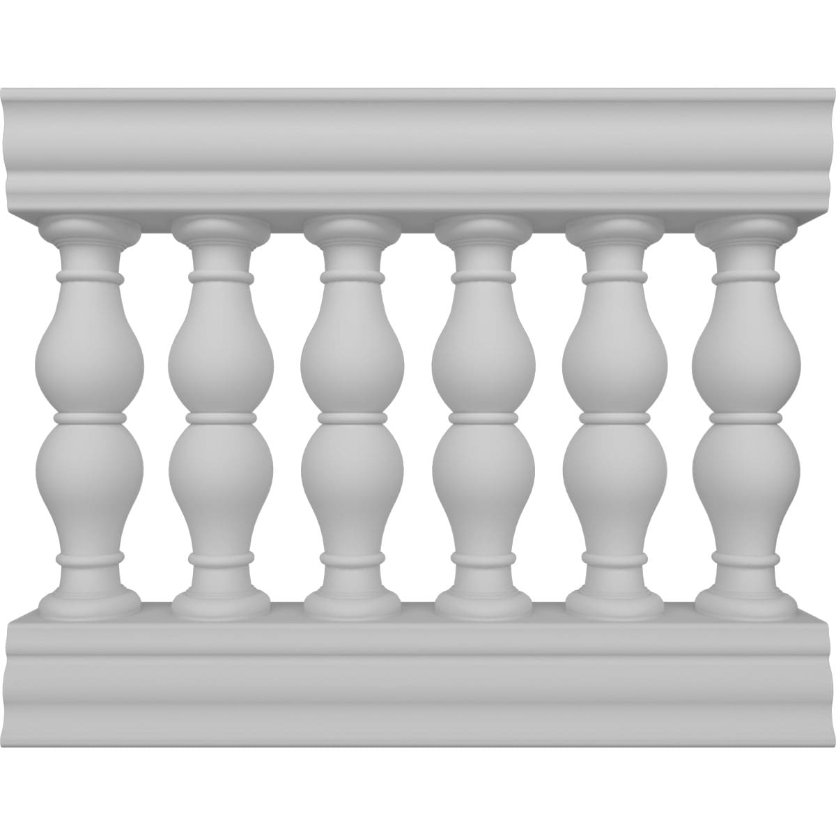 Ekena Millwork BALK32X036AVN FiberThane 3-Feet x 32-Inches Avalon Fiberglass Deck Rail Kit