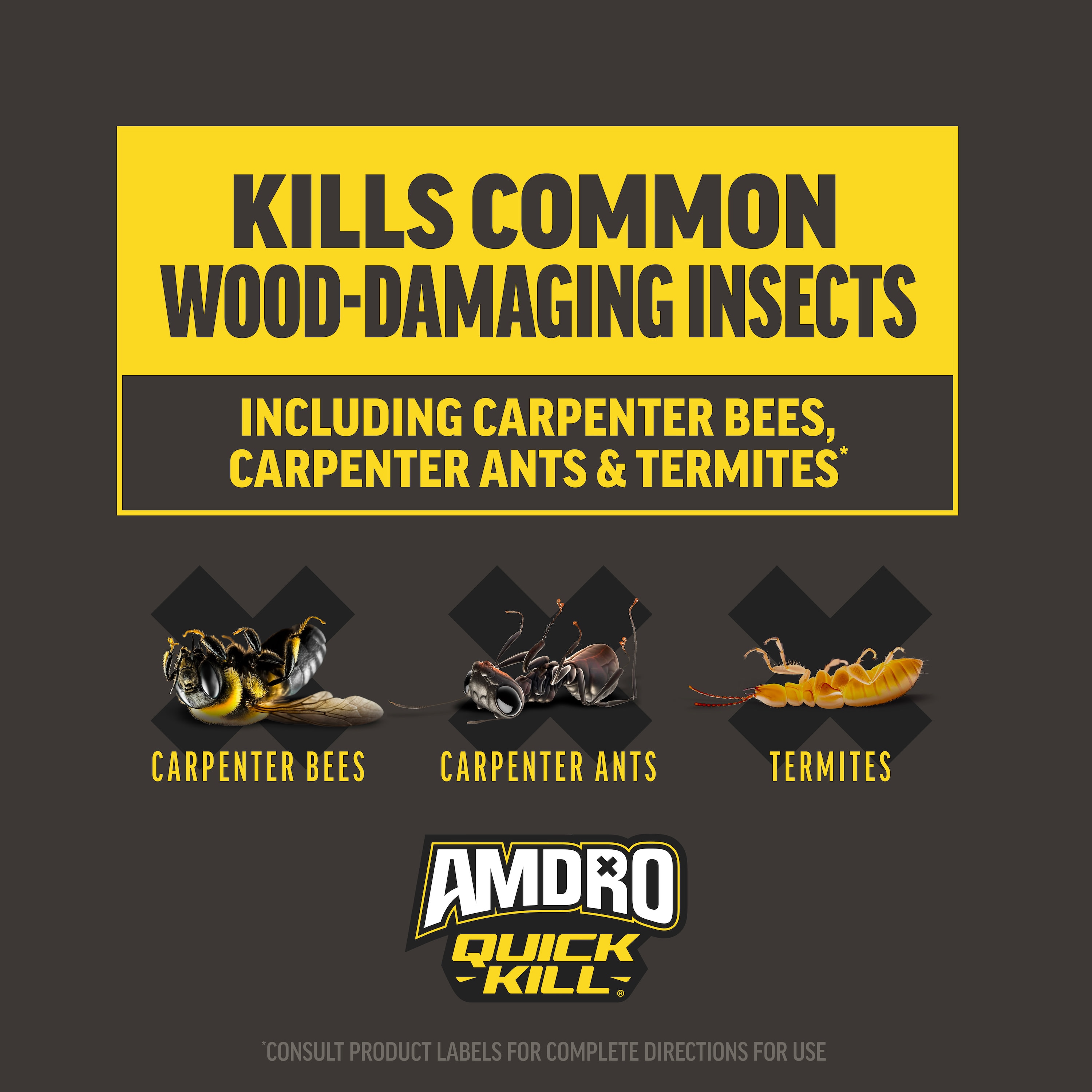 AMDRO 1-Gallon Quick Kill Carpenter Bee Ant and Termite AMDRO 1-Gallon Quick Kill Carpenter Bee Ant and Termite