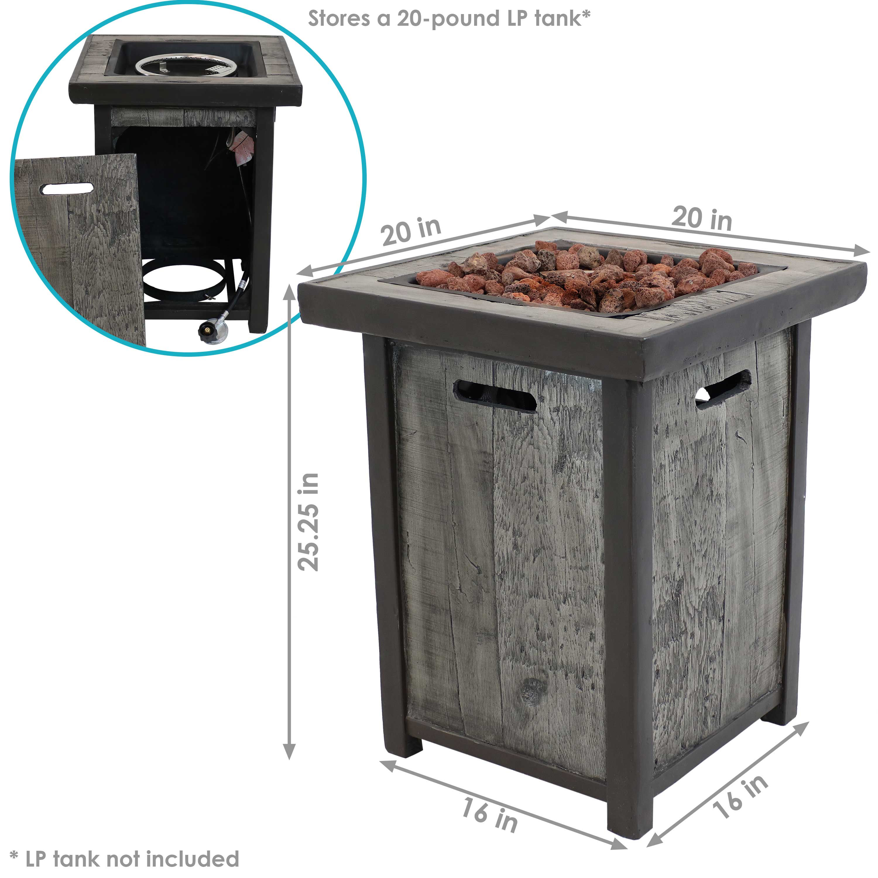 Sunnydaze Decor WAR-833 Outdoor-Gas-Firepits - View #9