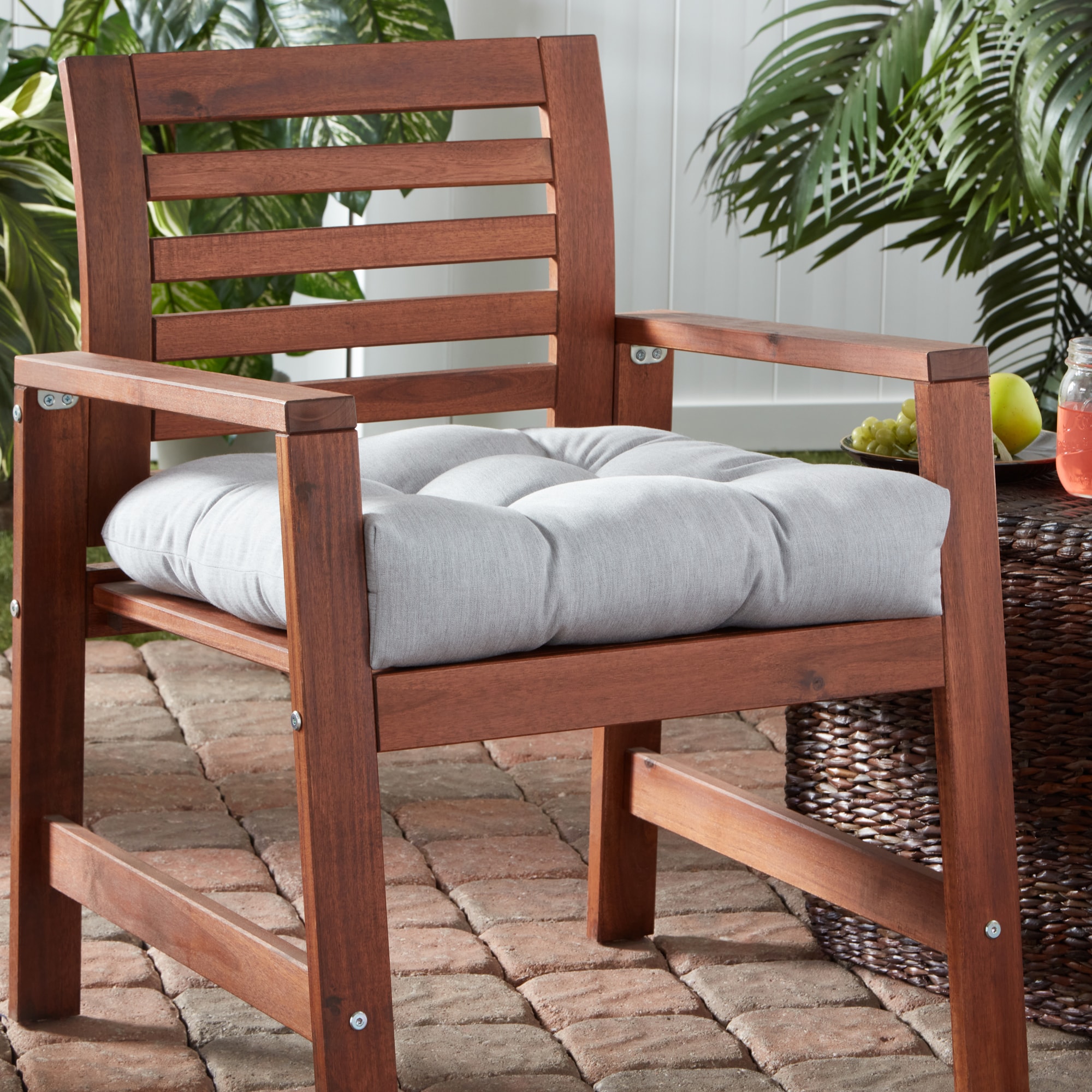 Greendale Home Fashions SC4800-GRANITE Patio-Furniture-Cushions - View #7