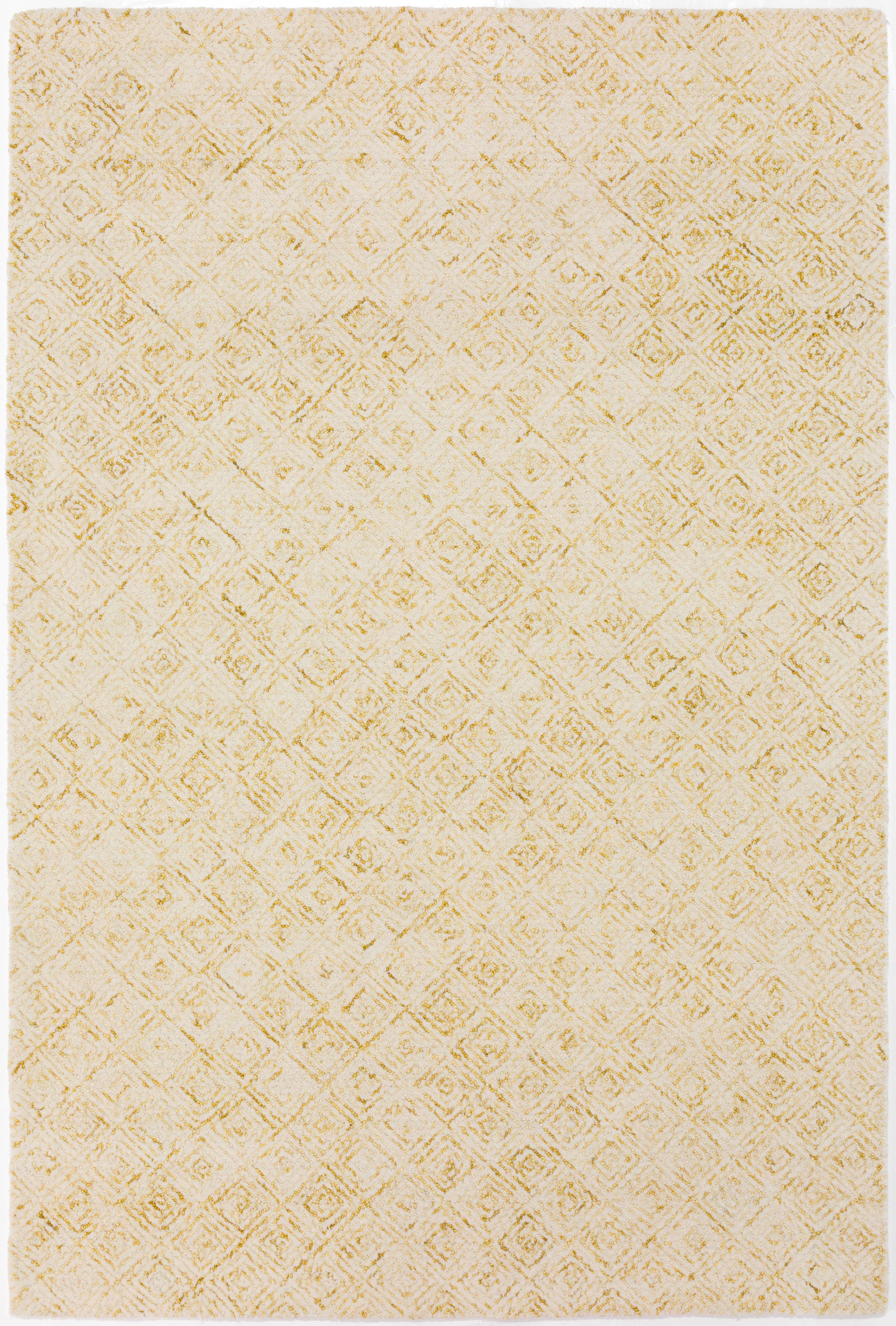 Addison Rugs ADL31MA4X6 Delilah 4 x 6 Wool Gold Indoor Geometric Bohemian/Eclectic Area Rug