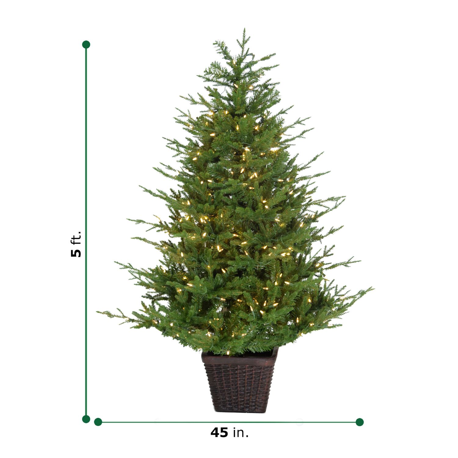 Fraser Hill Farm FFAD060P-5GR Artificial-Christmas-Trees - View #4